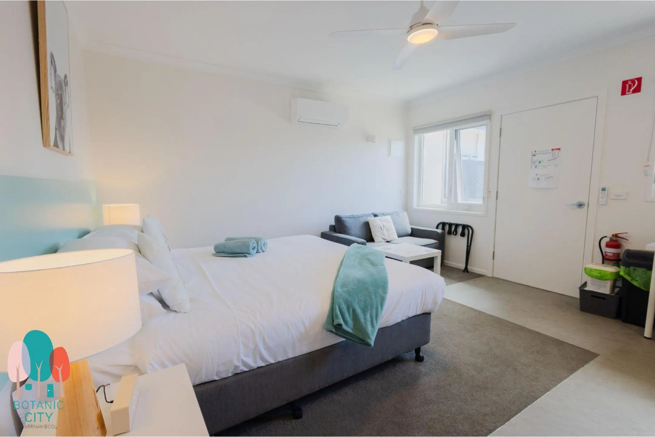 Bed in Botanic City Apartments