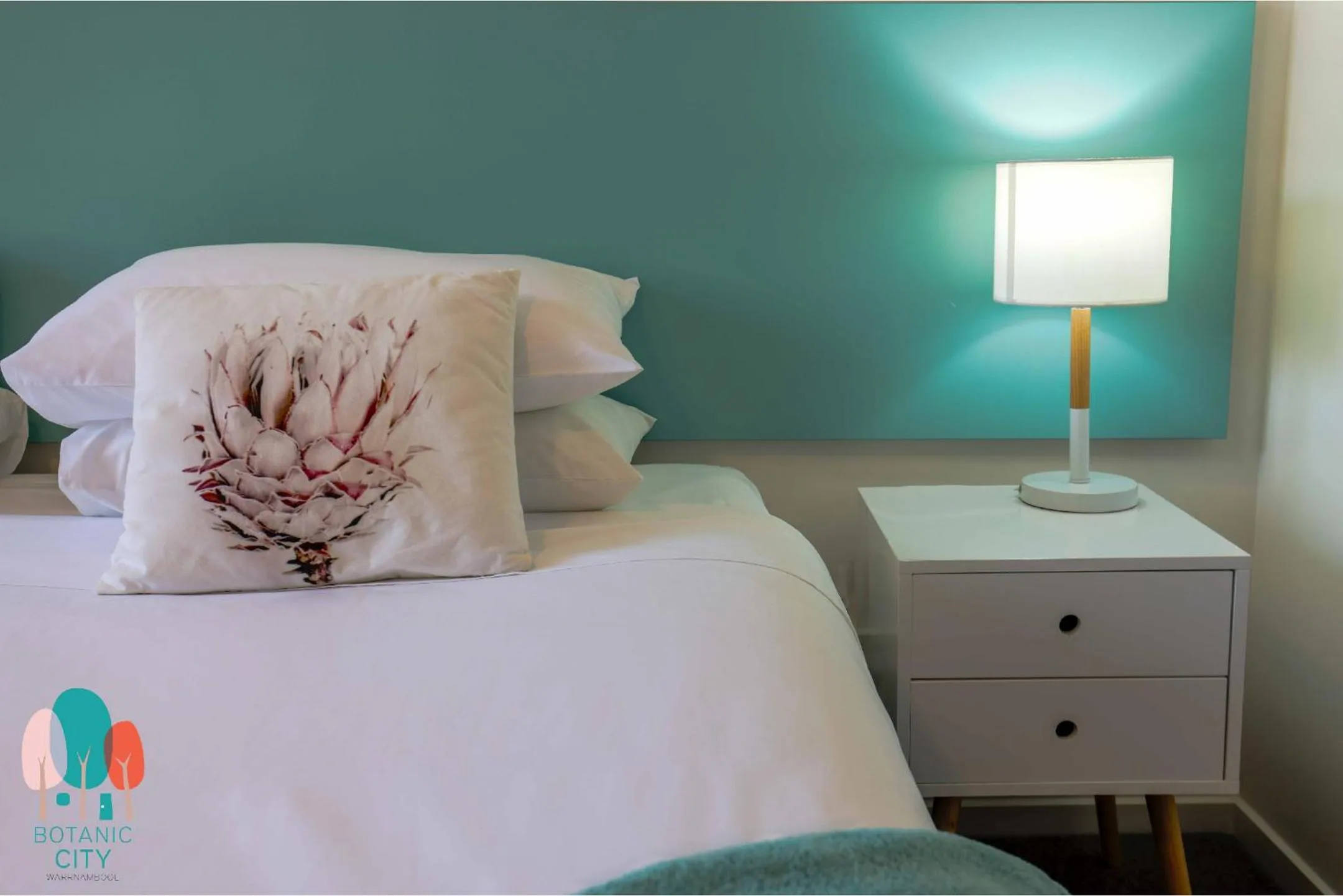 Bed in Botanic City Apartments