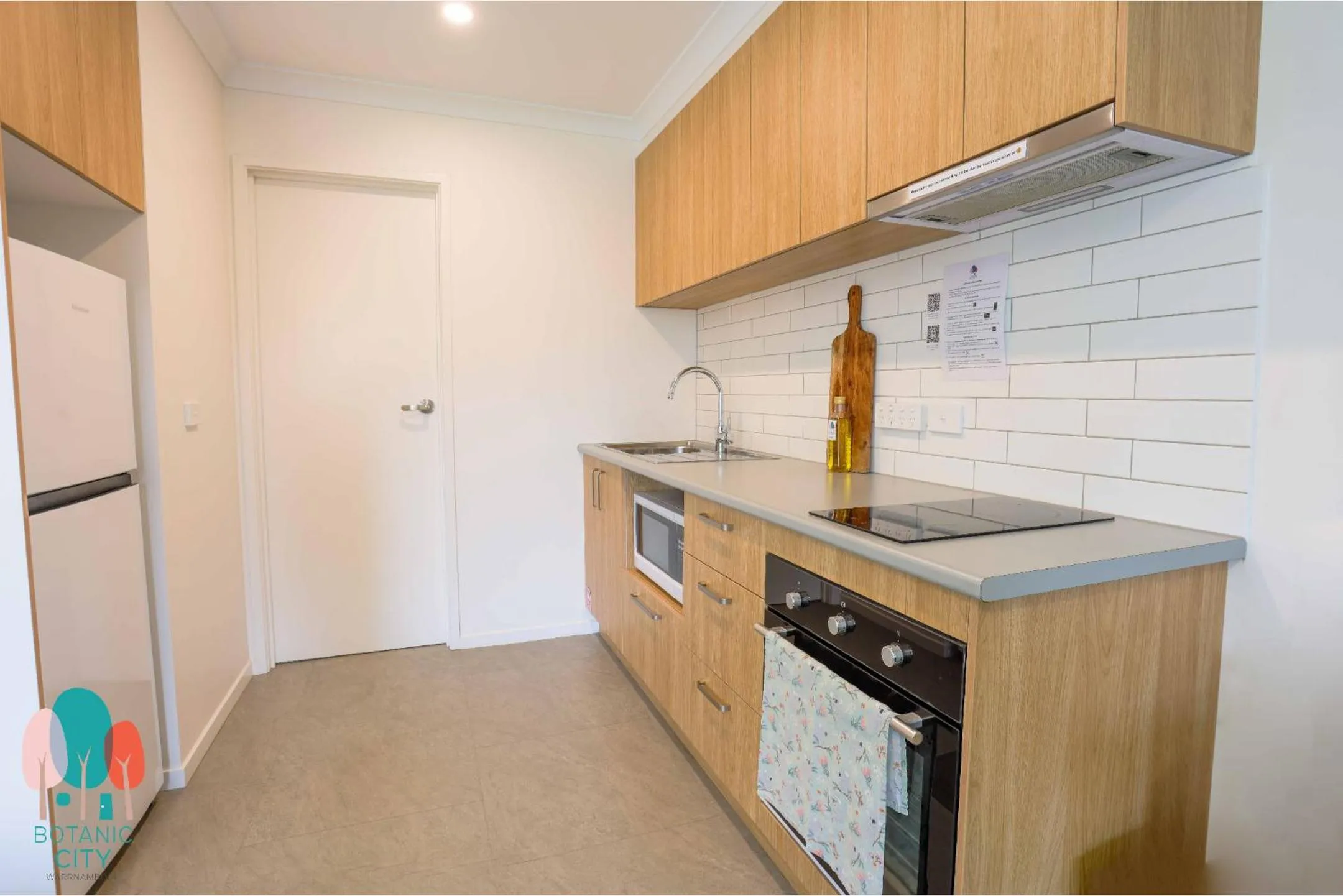 Kitchen or kitchenette in Botanic City Apartments