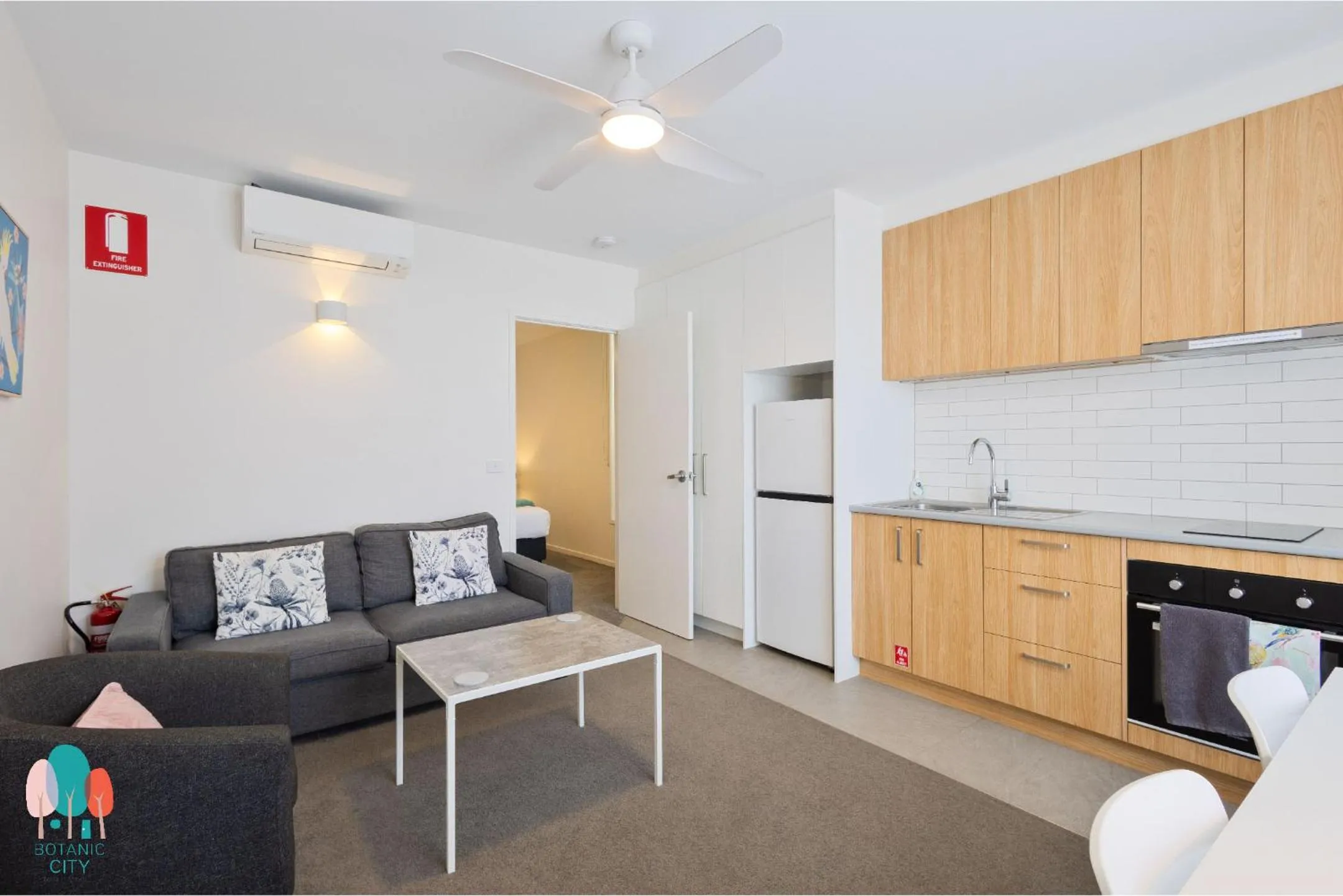 Communal lounge/ TV room in Botanic City Apartments