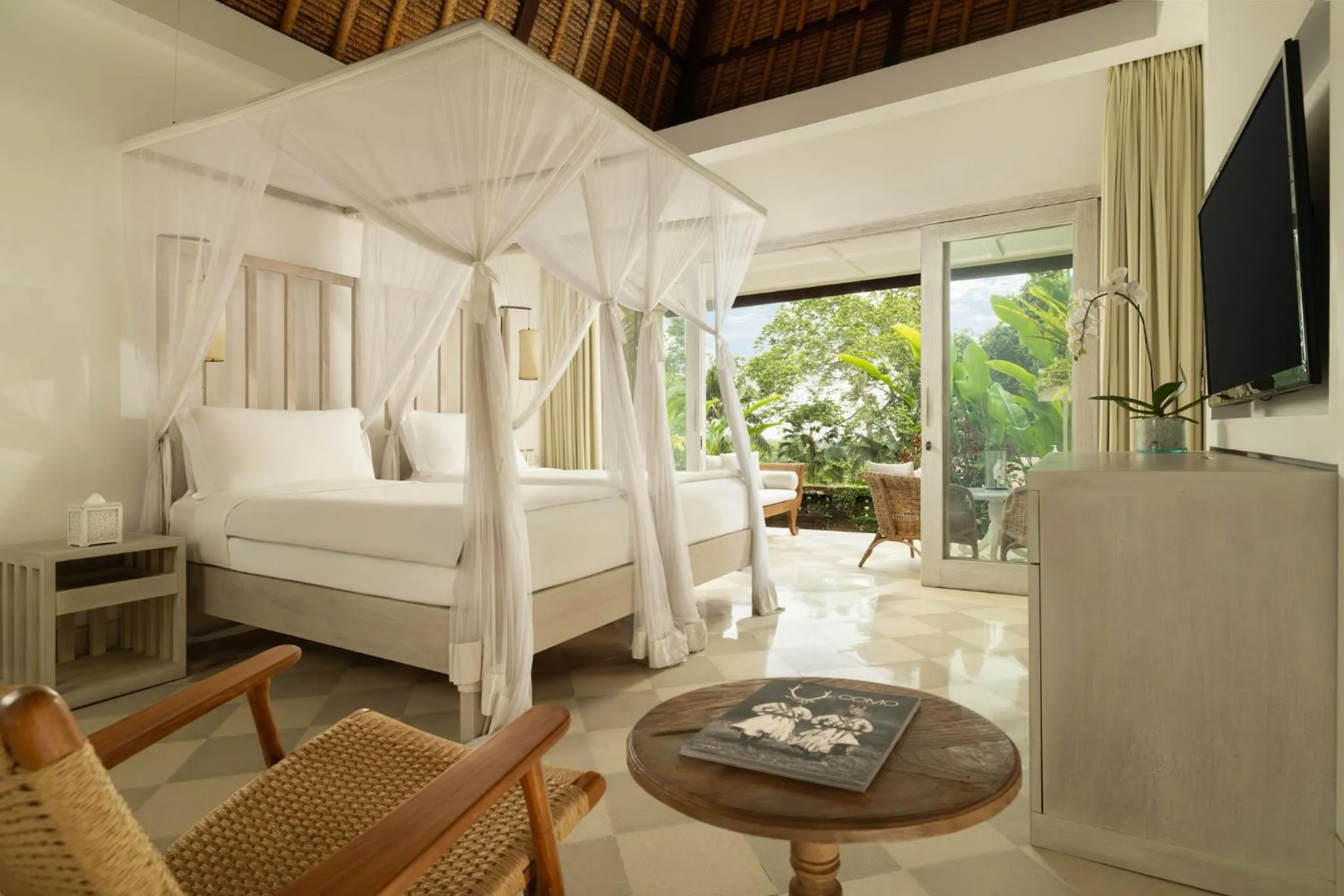 Photo of the whole room, Bed in COMO Uma Ubud