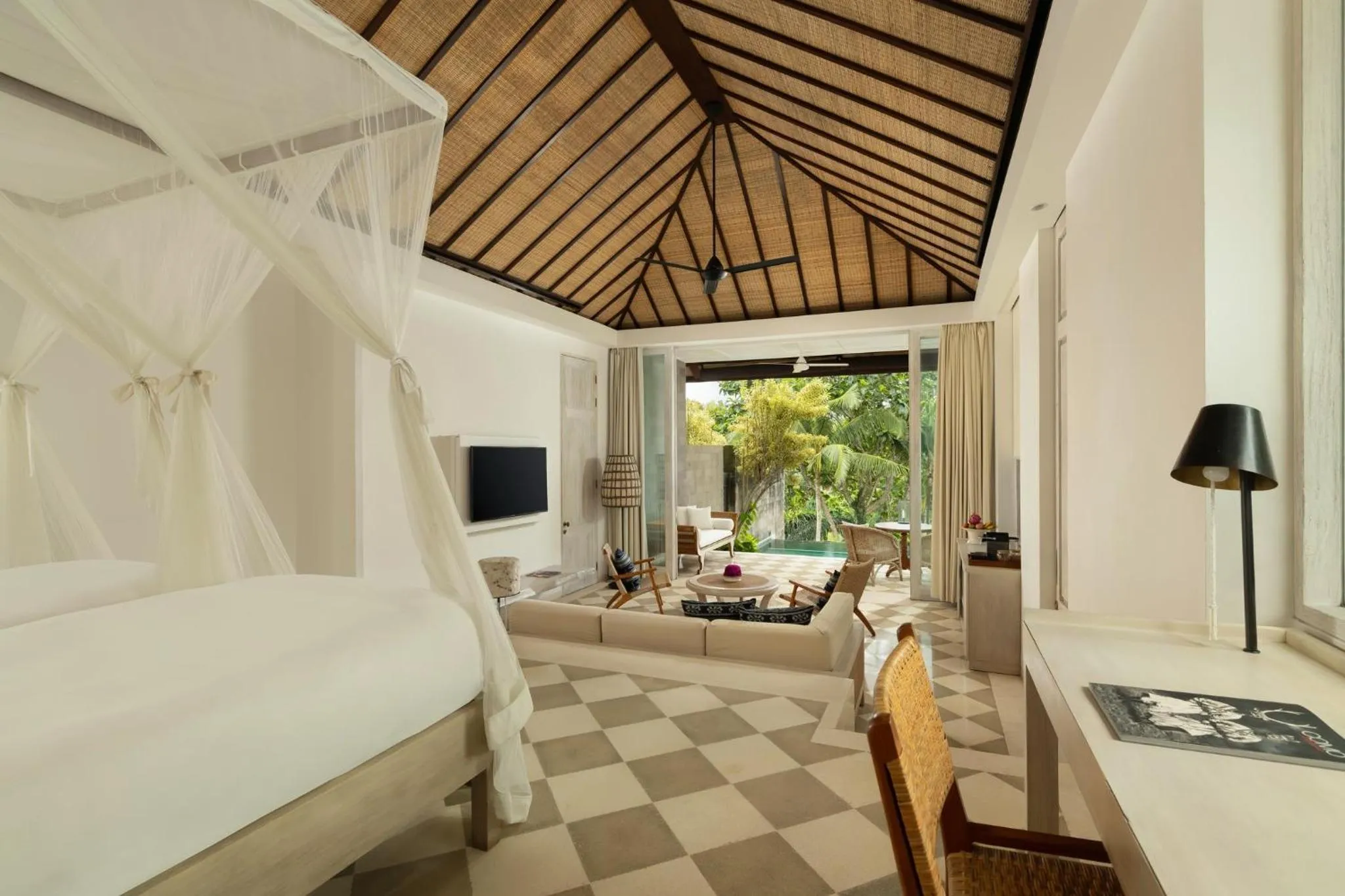 Photo of the whole room, Bed in COMO Uma Ubud