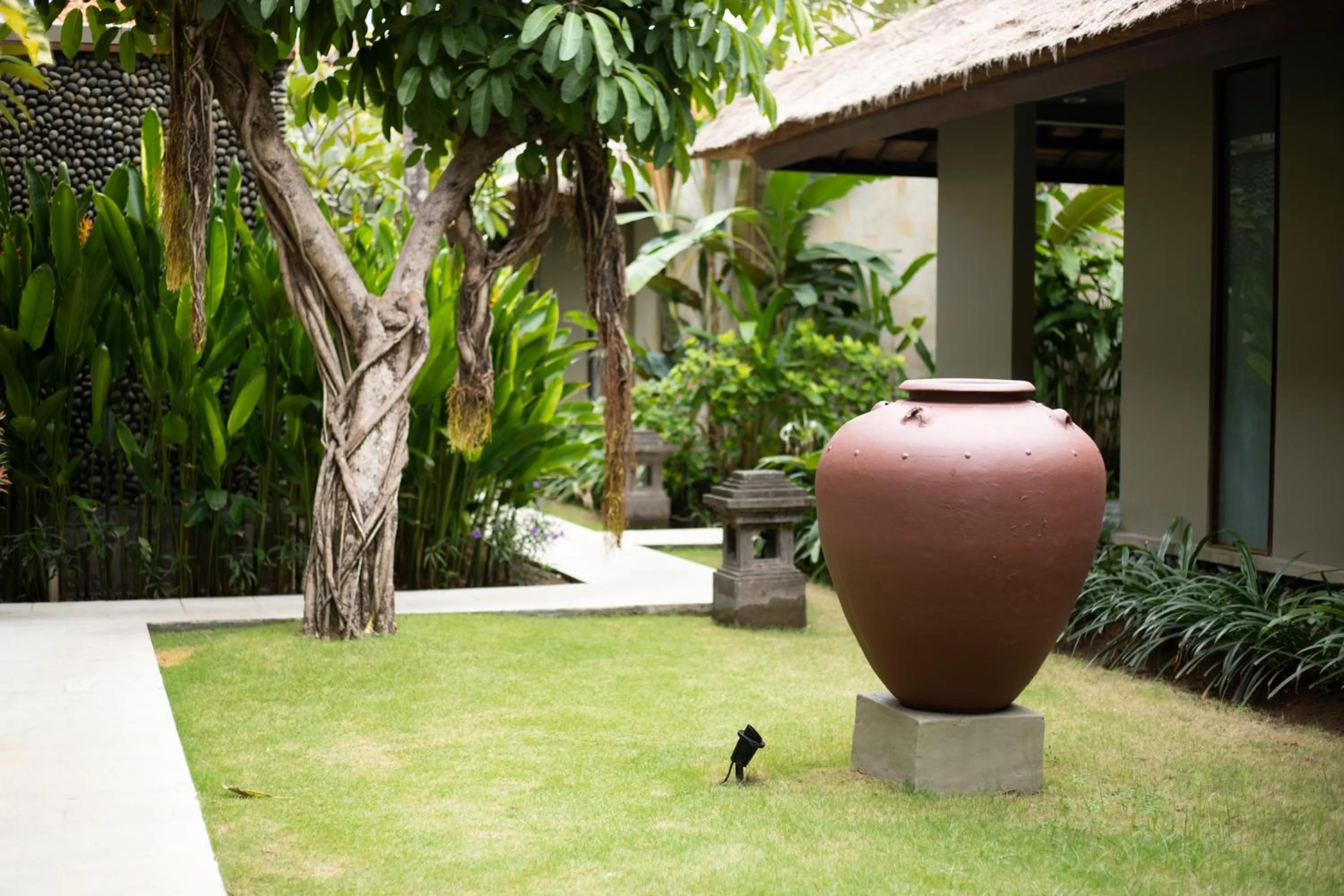 Patio in Bali Niksoma Boutique Beach Resort