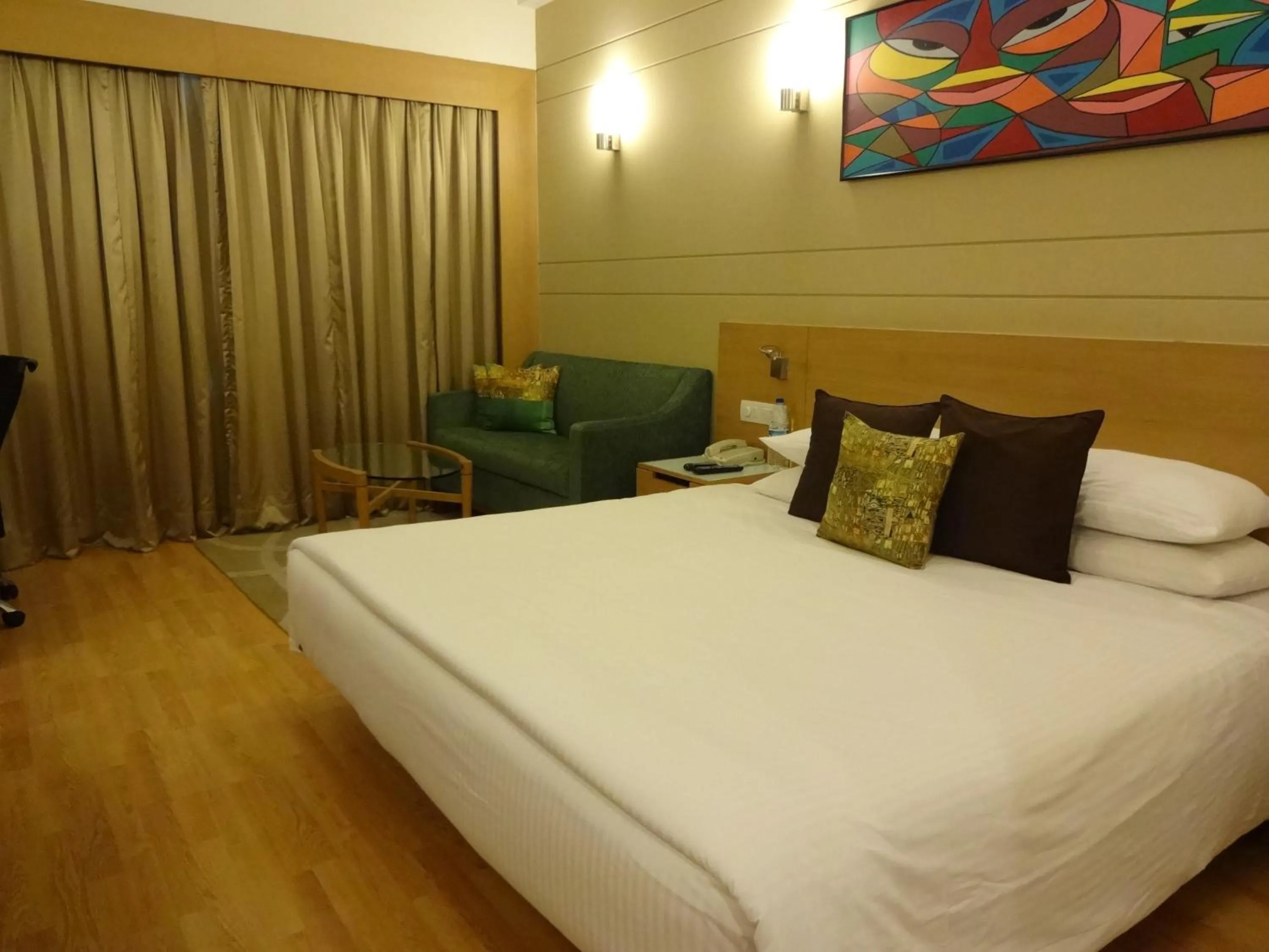 Photo of the whole room, Bed in Lemon Tree Premier Hitec City Hyderabad