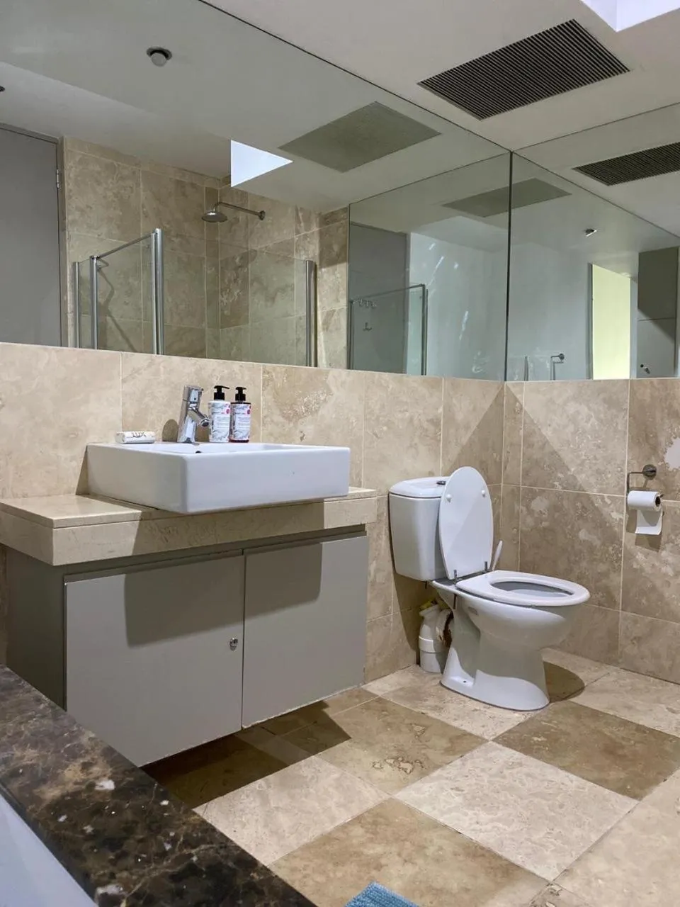 Bathroom in The Franklin Luxury Apartments