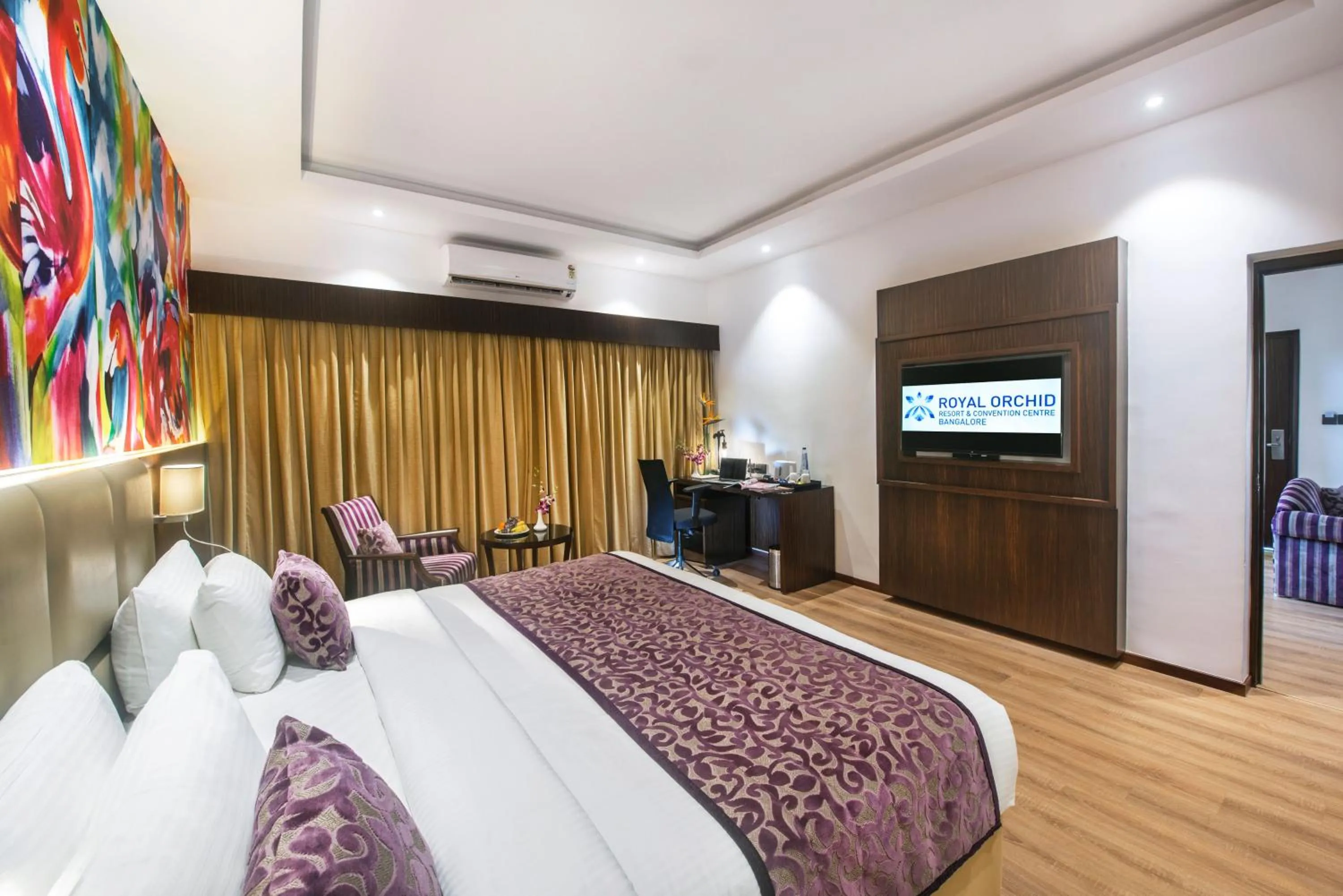 Bedroom, Bed in Royal Orchid Resort & Convention Centre, Yelahanka Bangalore