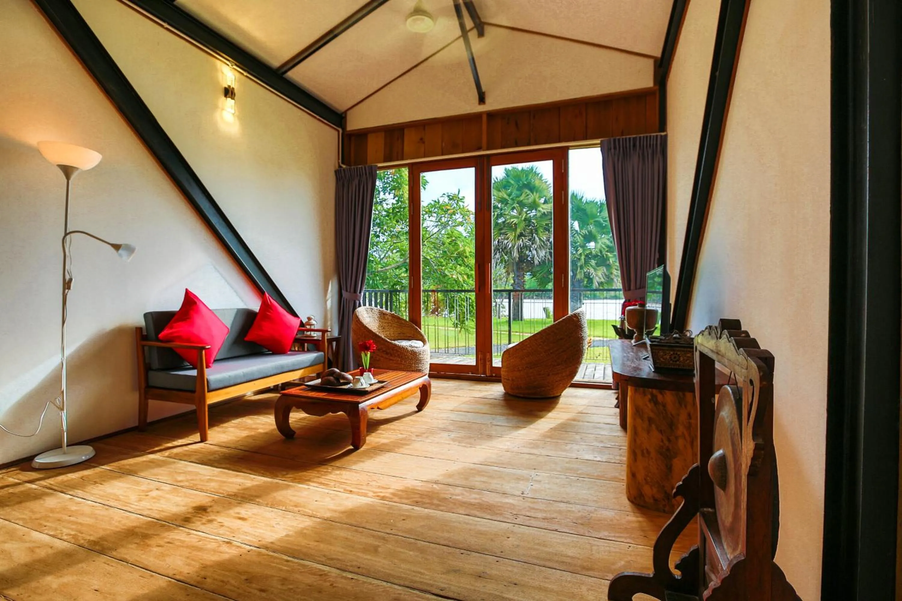 Living room in Kampot River Residence