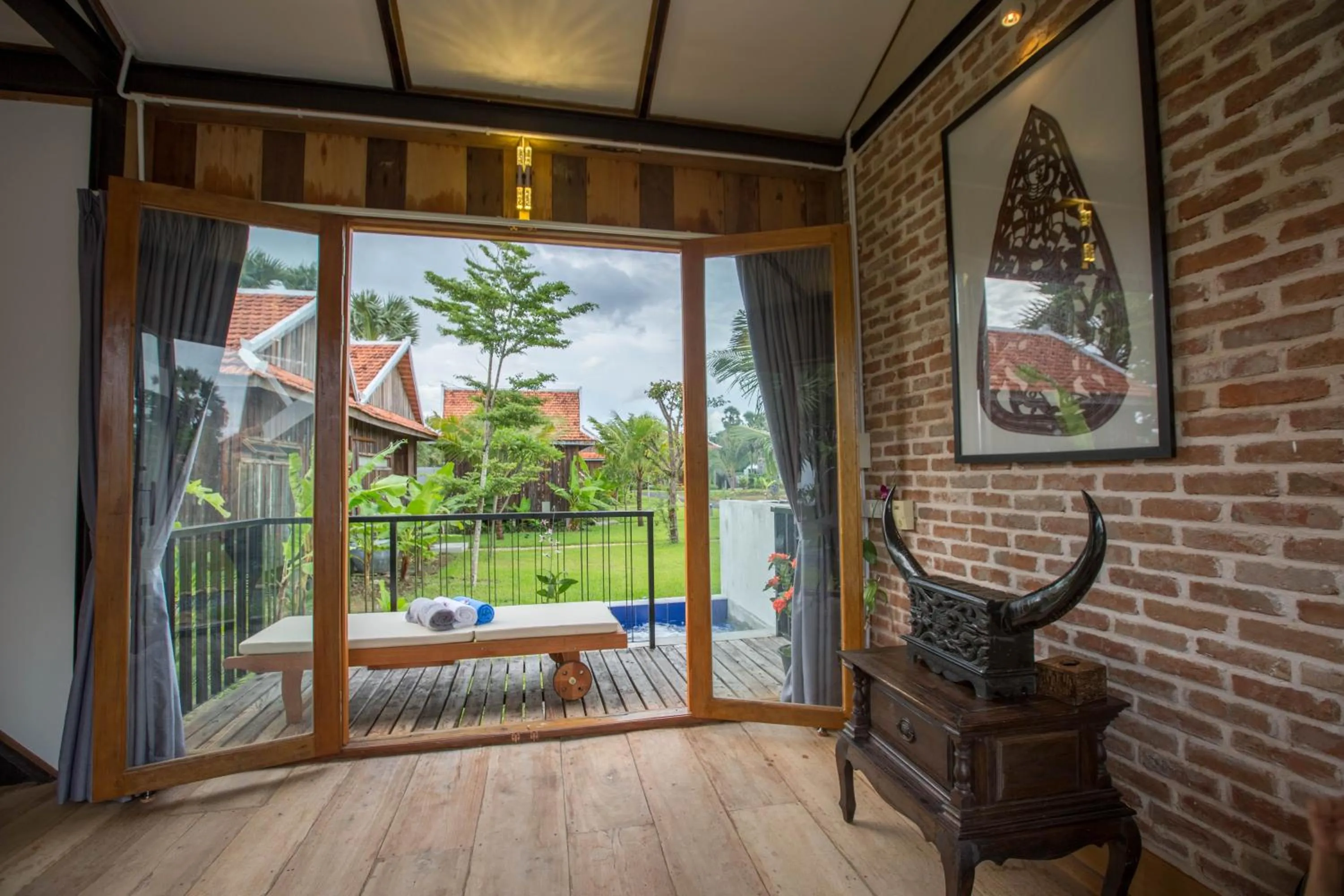 Patio in Kampot River Residence