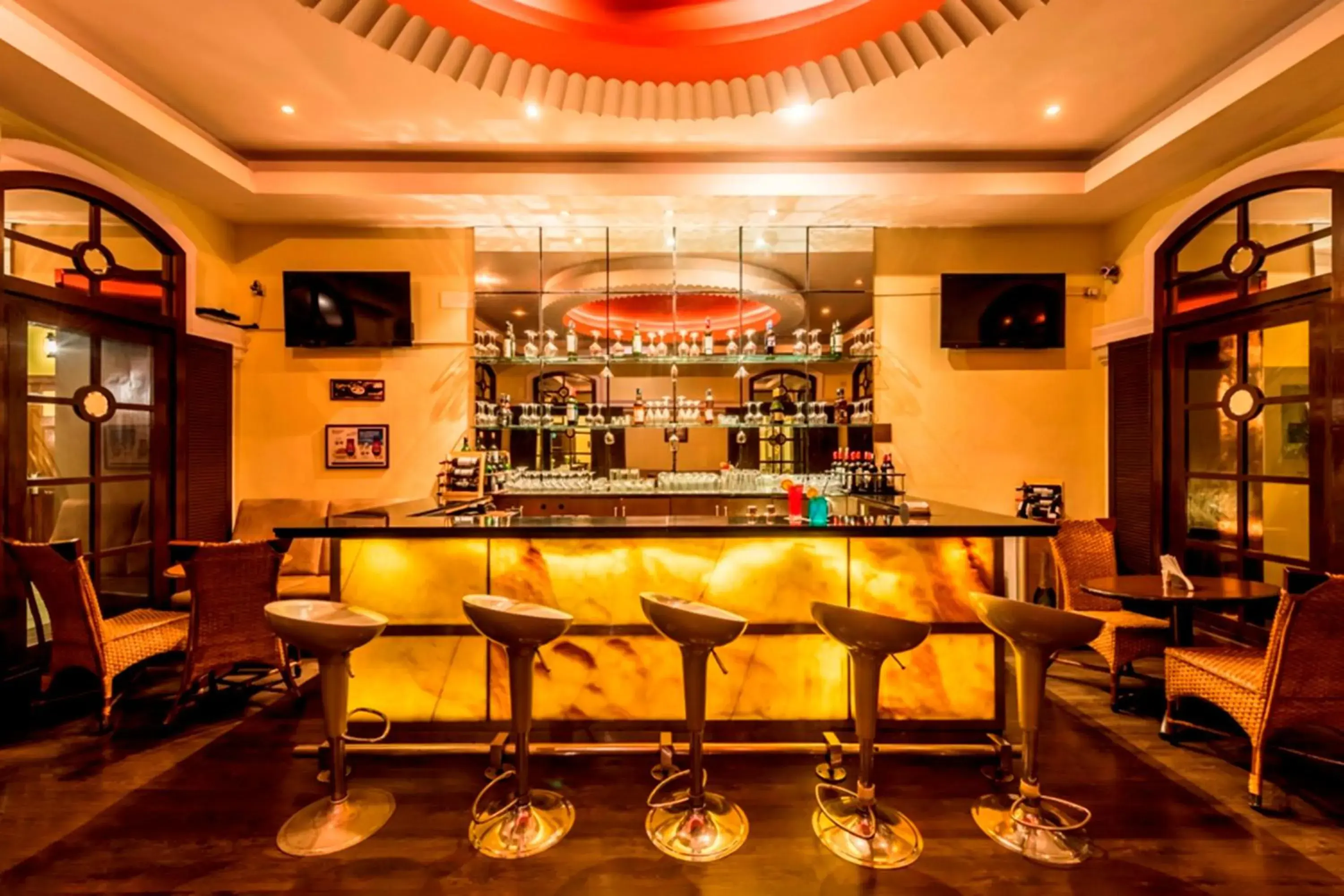 Lounge or bar in Royal Orchid Metropole Mysore Lounge or bar in Royal Orchid Metropole Mysore