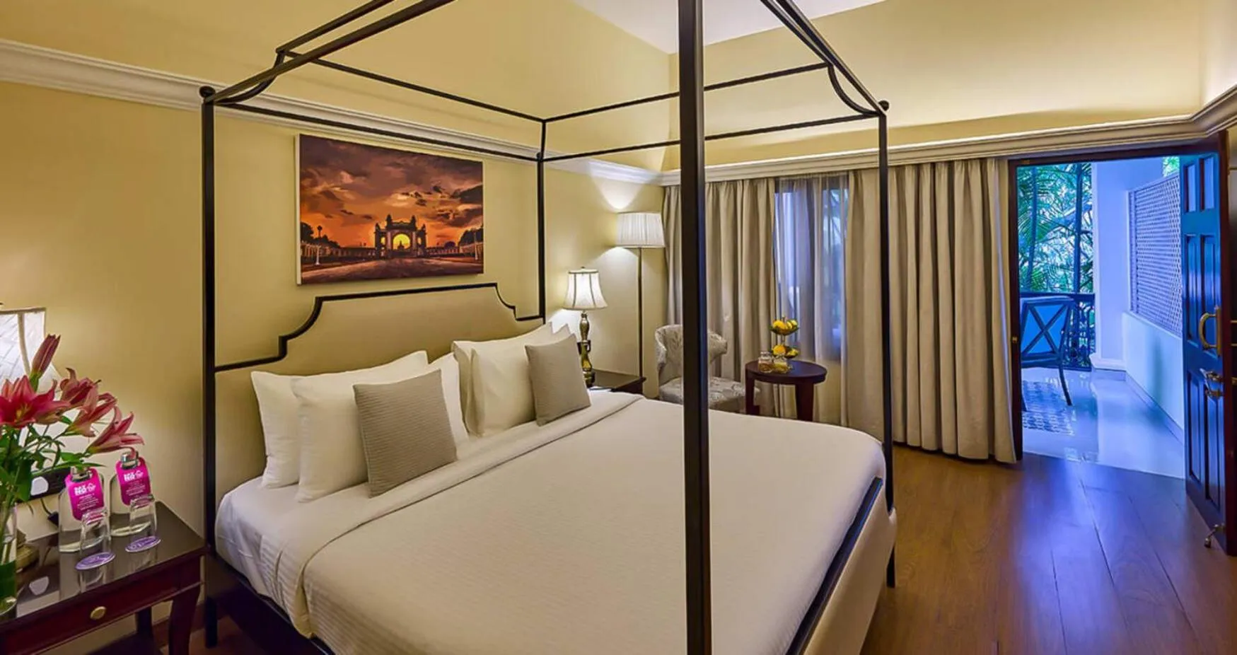 Bedroom, Bed in Royal Orchid Metropole Mysore