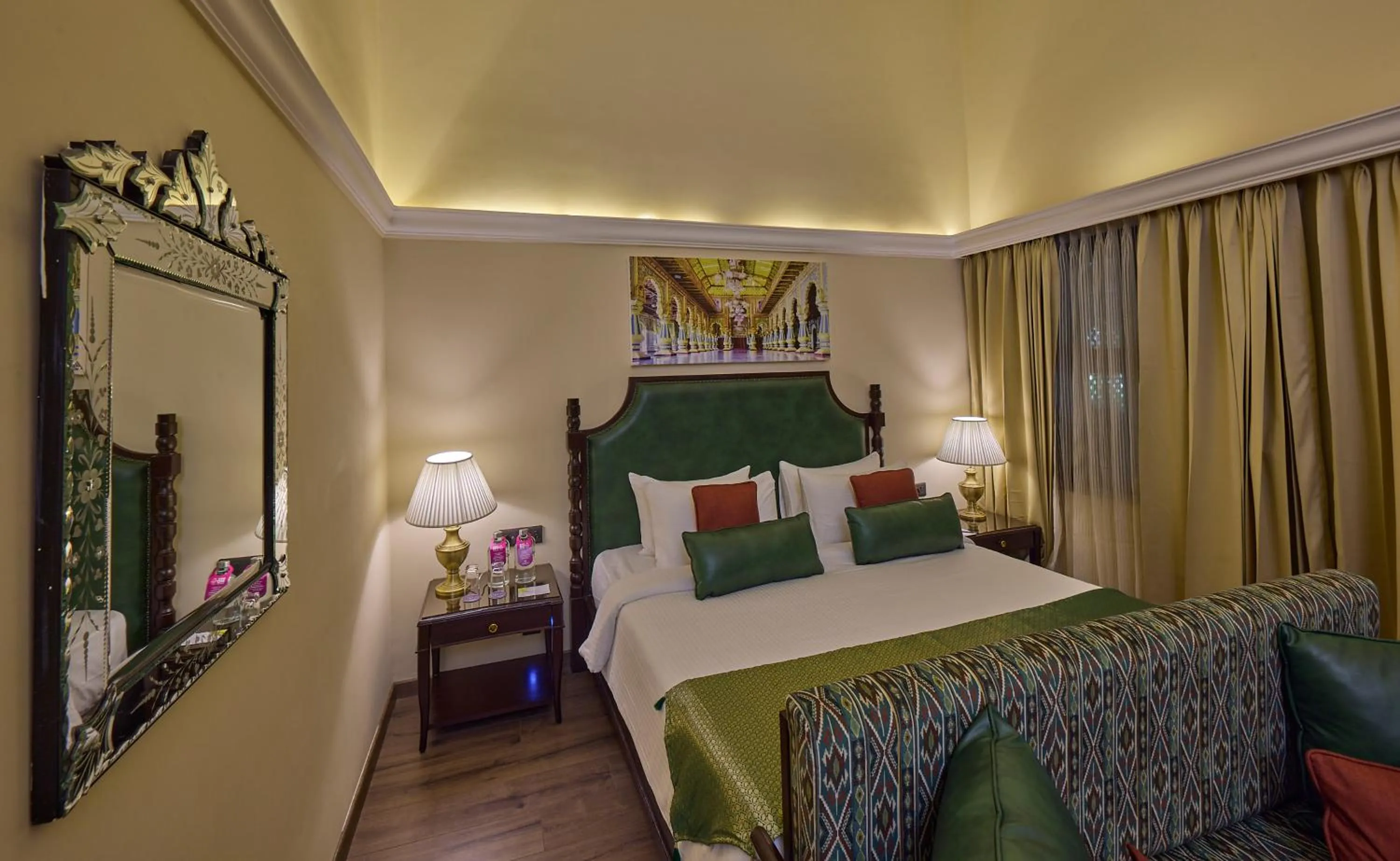 Bed in Royal Orchid Metropole Mysore