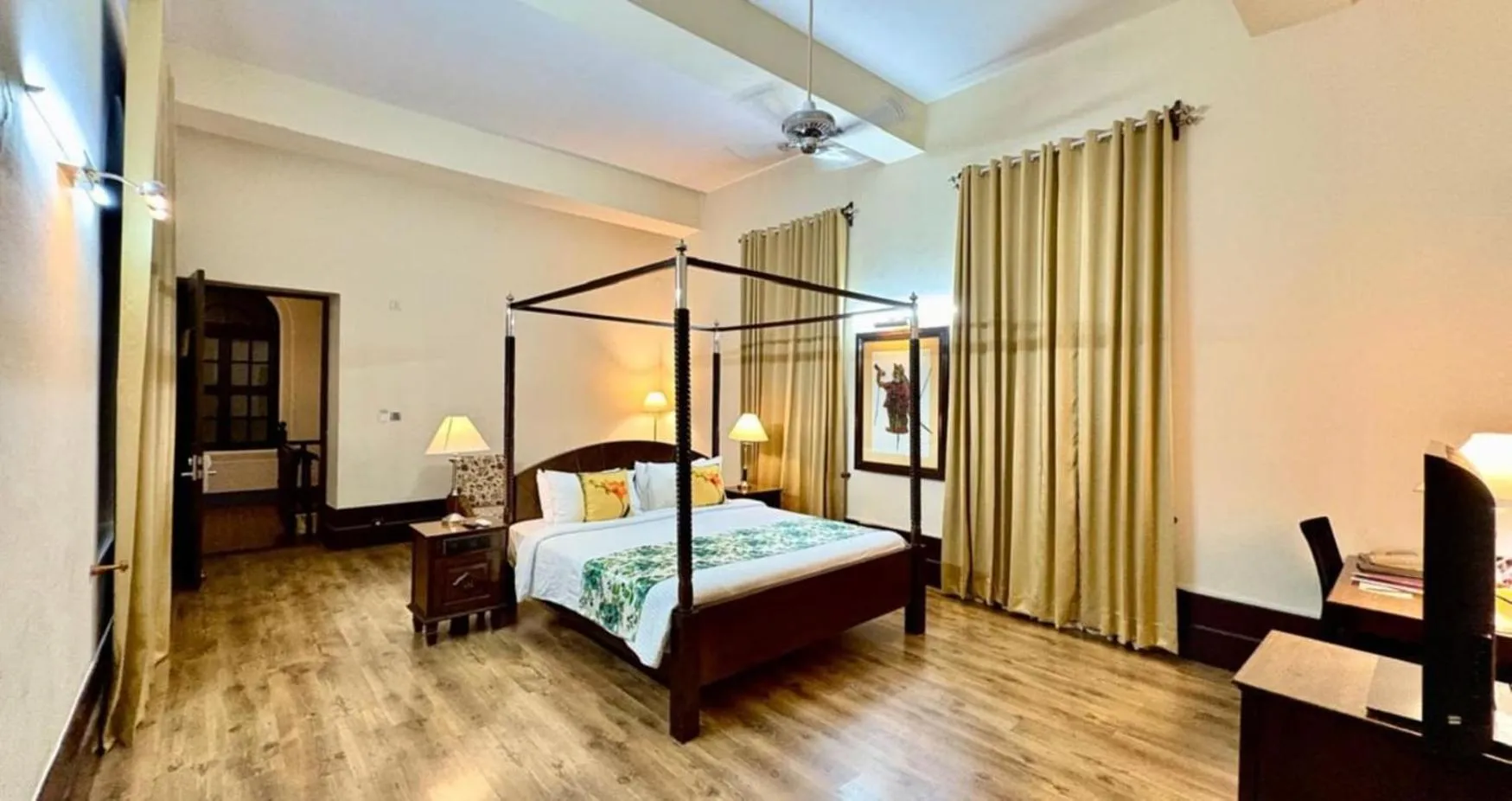 Bedroom, Bed in Royal Orchid Brindavan Garden Mysore