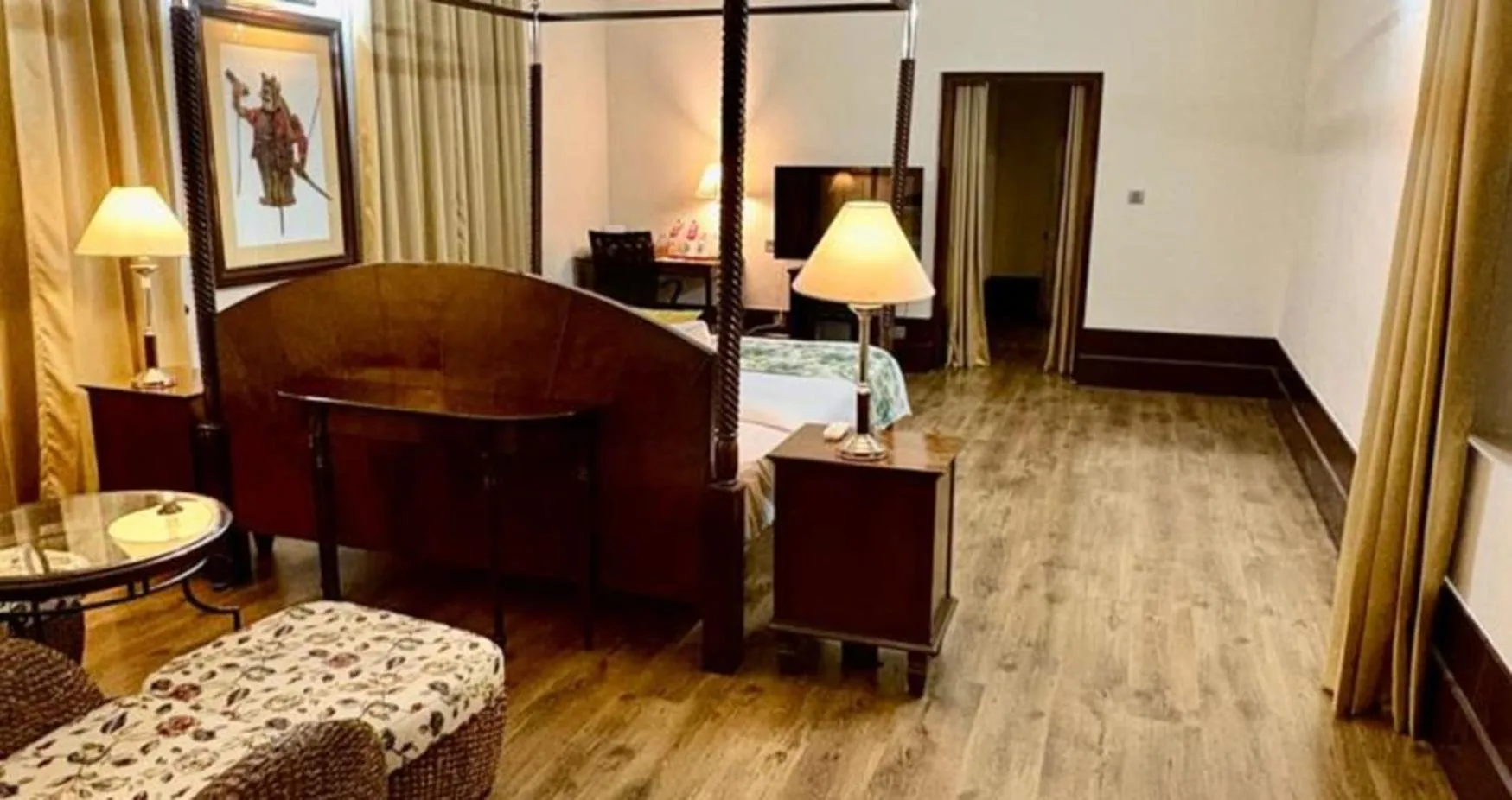 Bedroom, Bed in Royal Orchid Brindavan Garden Mysore