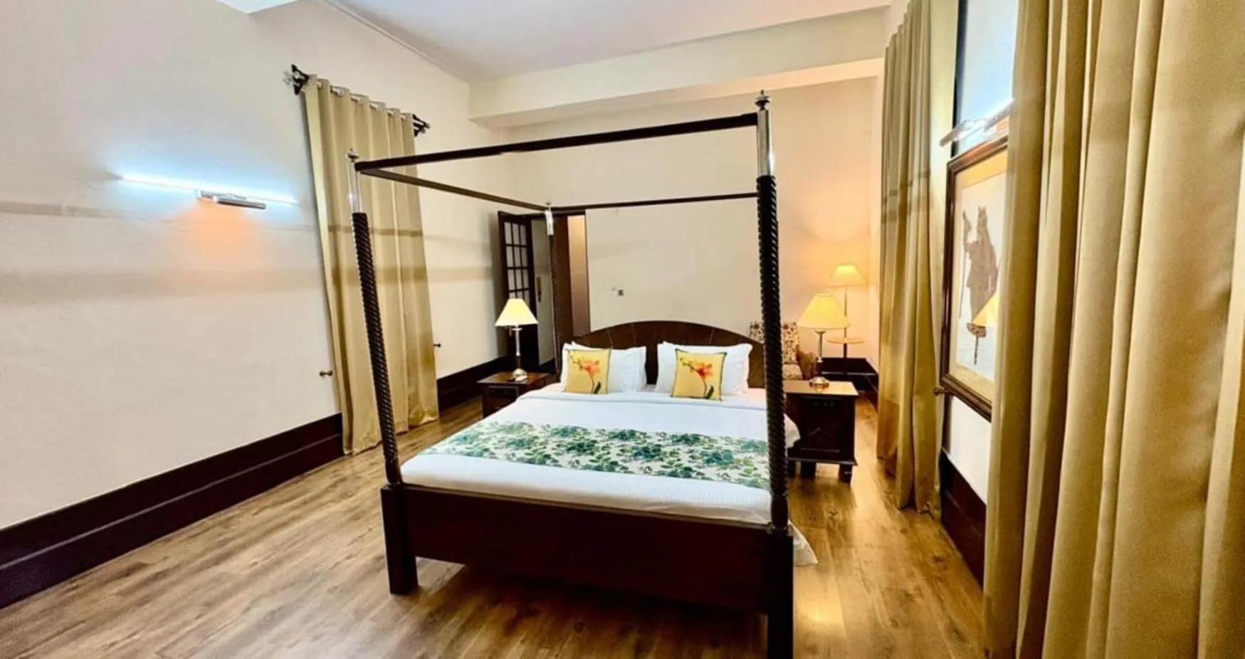 Bedroom, Bed in Royal Orchid Brindavan Garden Mysore