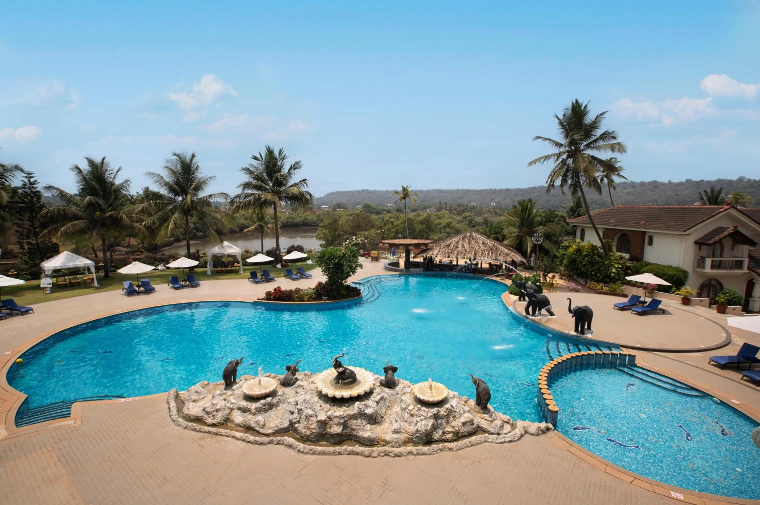 Pool view in Resort Rio