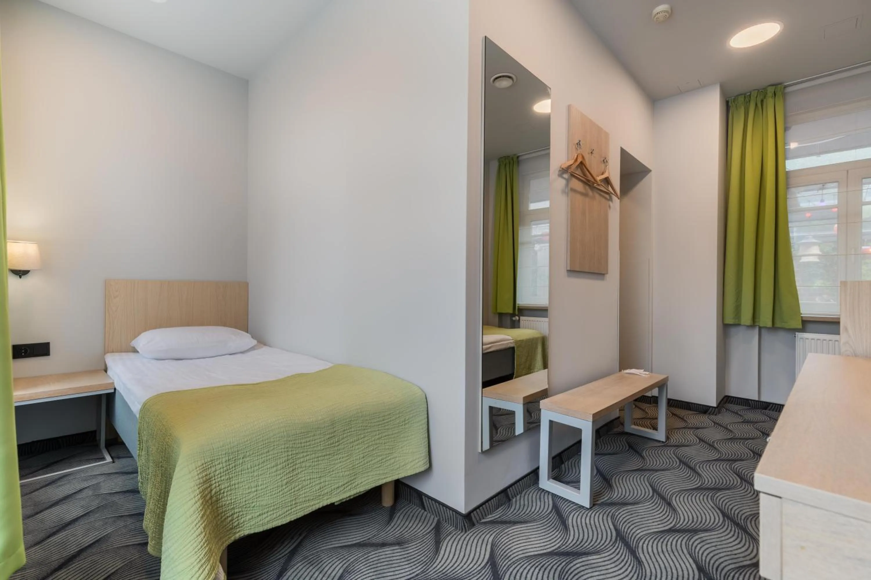 Bedroom, Bed in City Hotels Rūdninkai