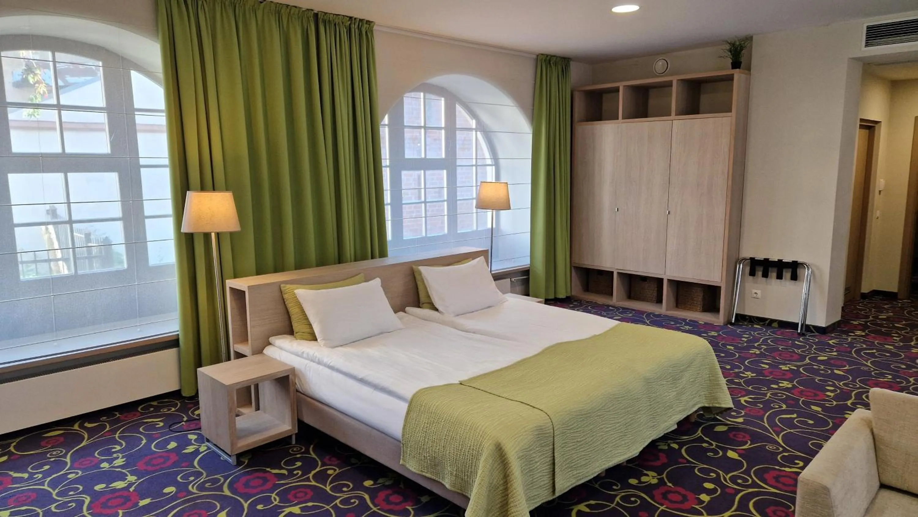 Bedroom, Bed in City Hotels Rūdninkai