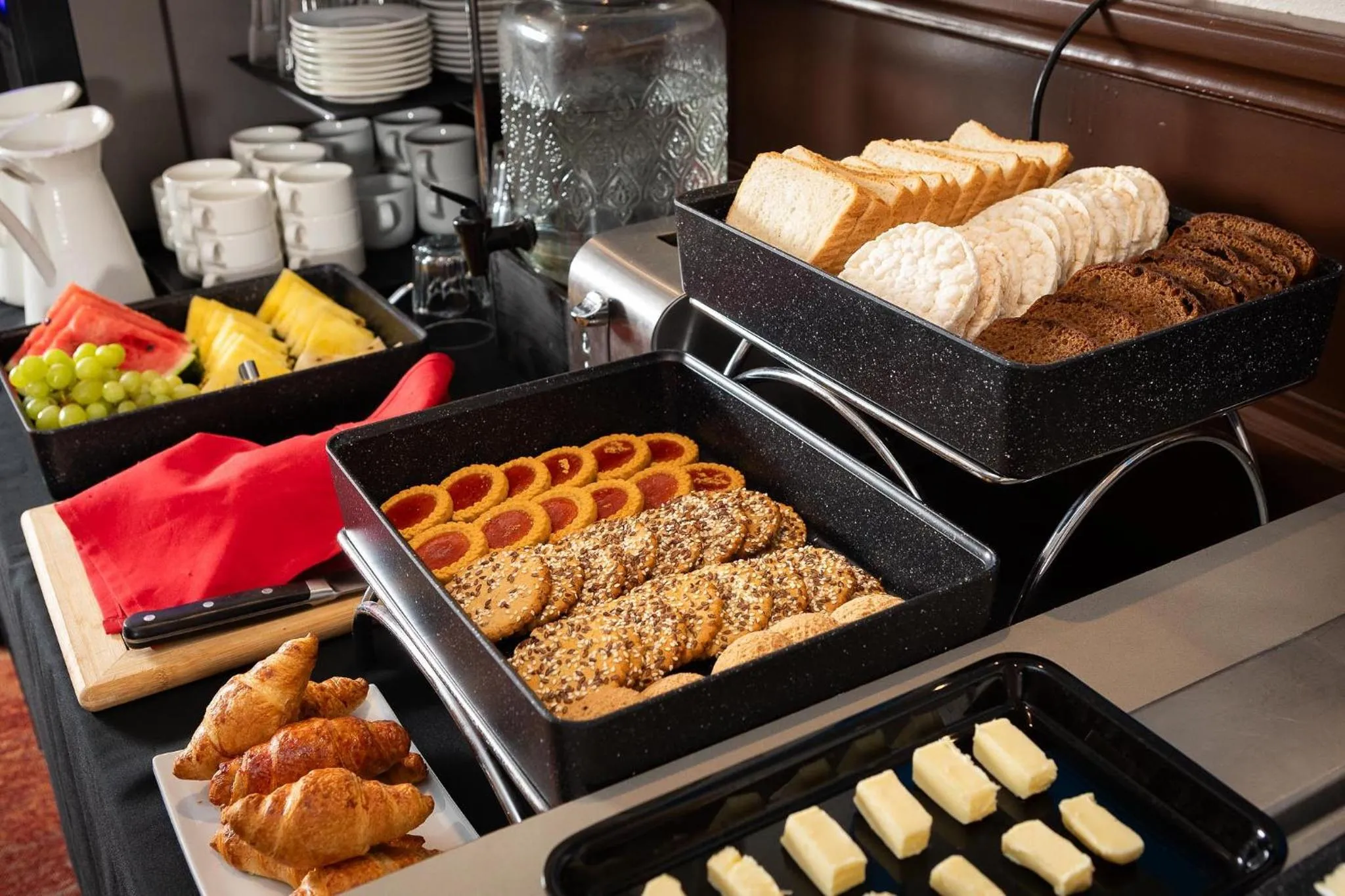 Buffet breakfast in City Hotels Rūdninkai