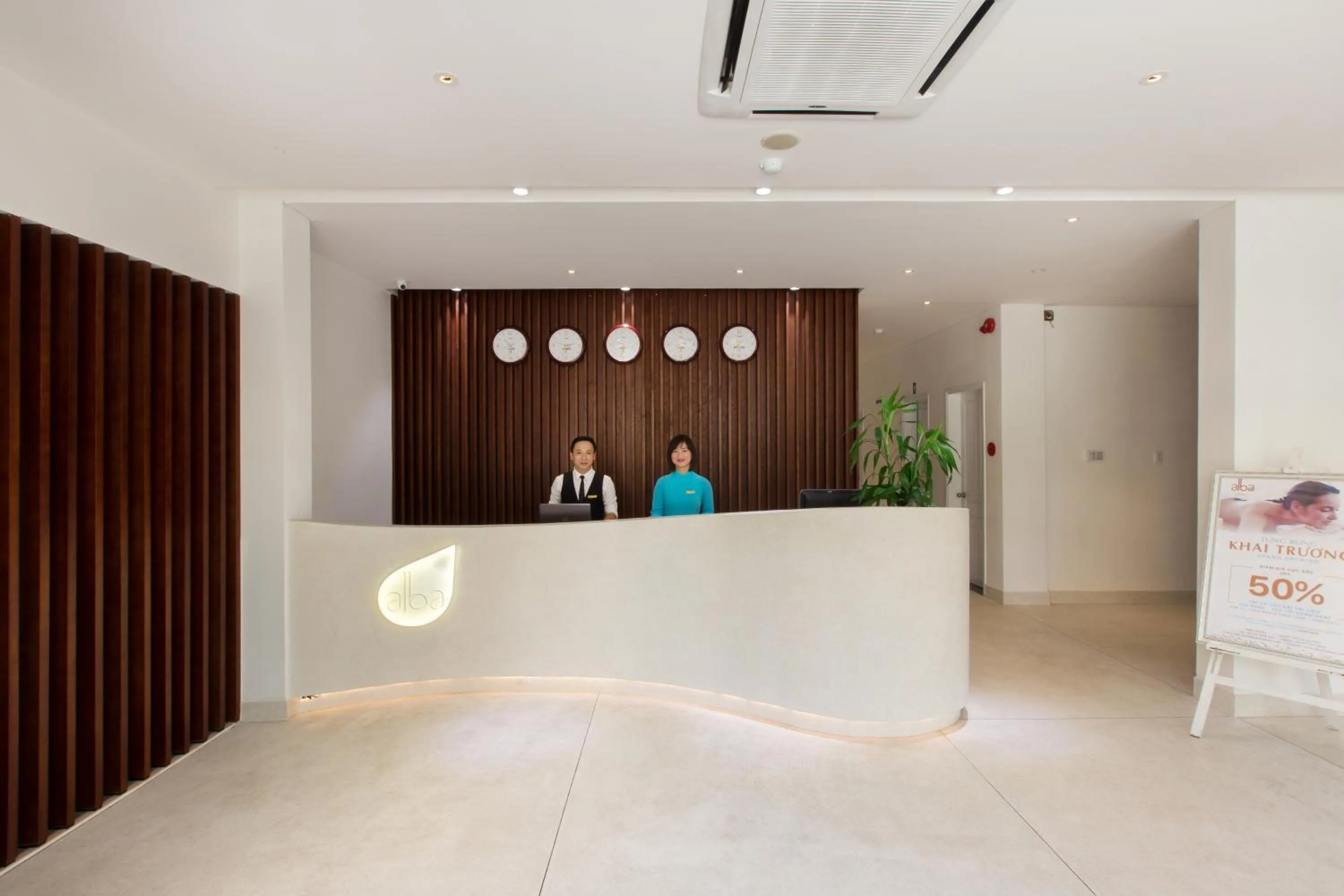 Lobby or reception in Alba Hotel