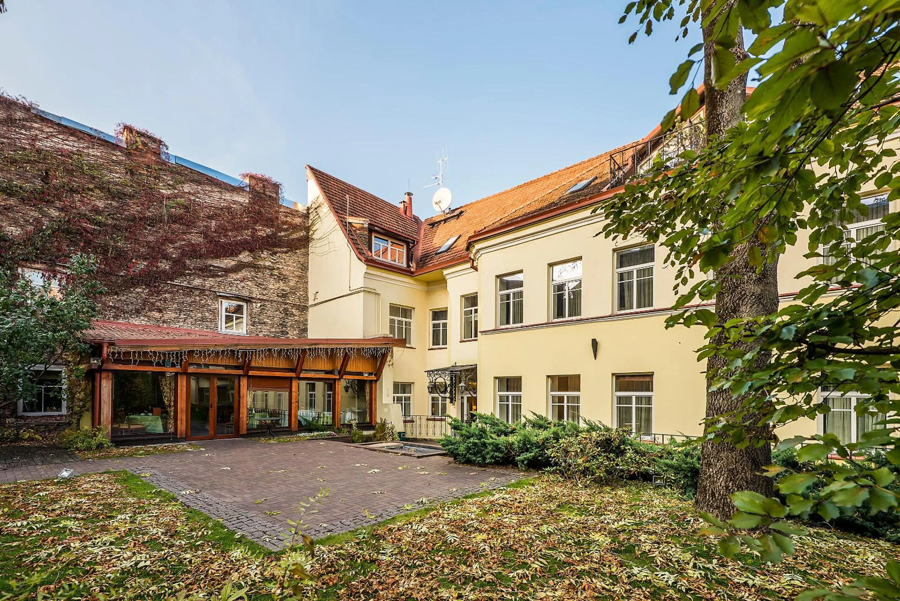 Property building in Grotthuss Boutique Hotel Vilnius