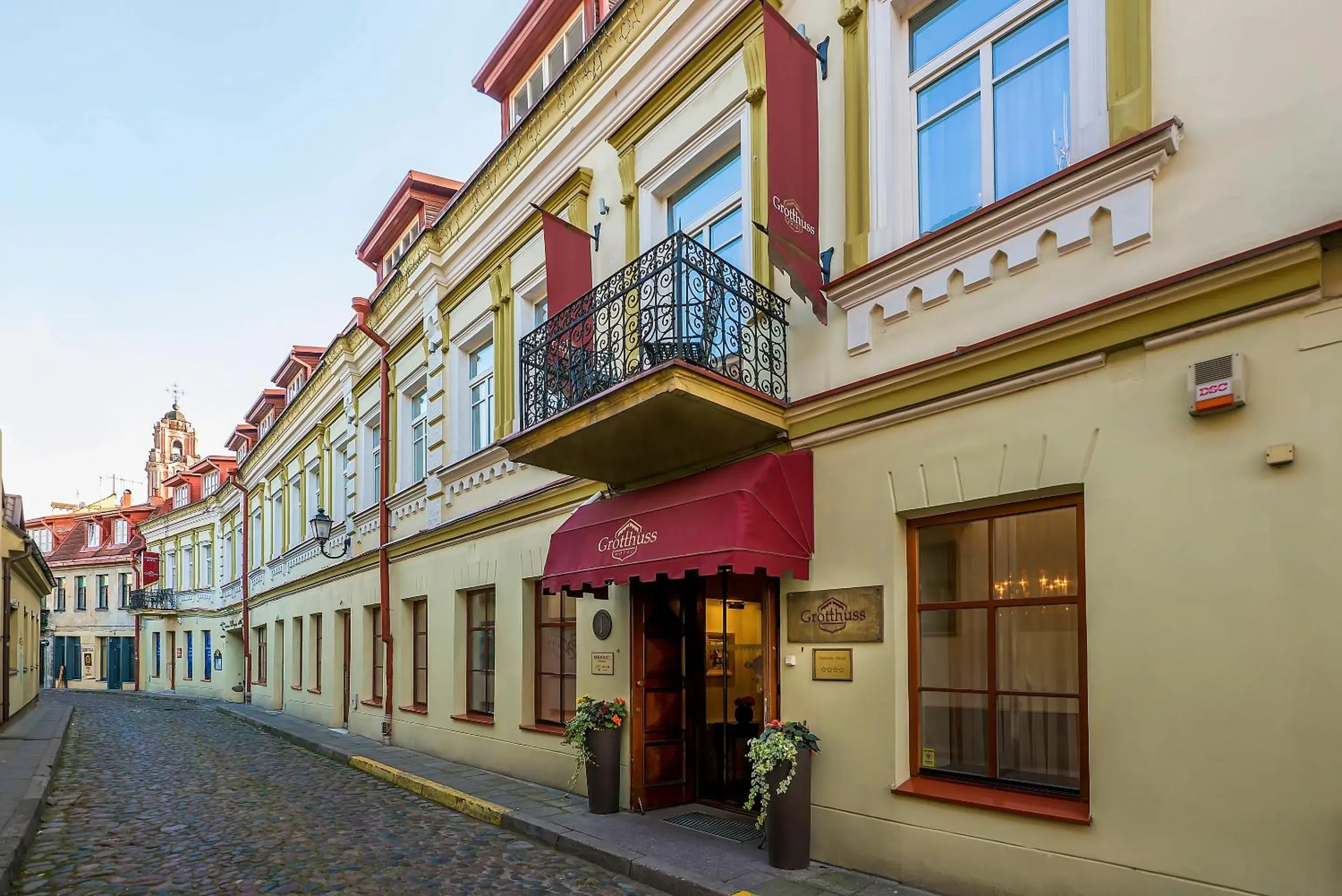 Property building in Grotthuss Boutique Hotel Vilnius Property building in Grotthuss Boutique Hotel Vilnius