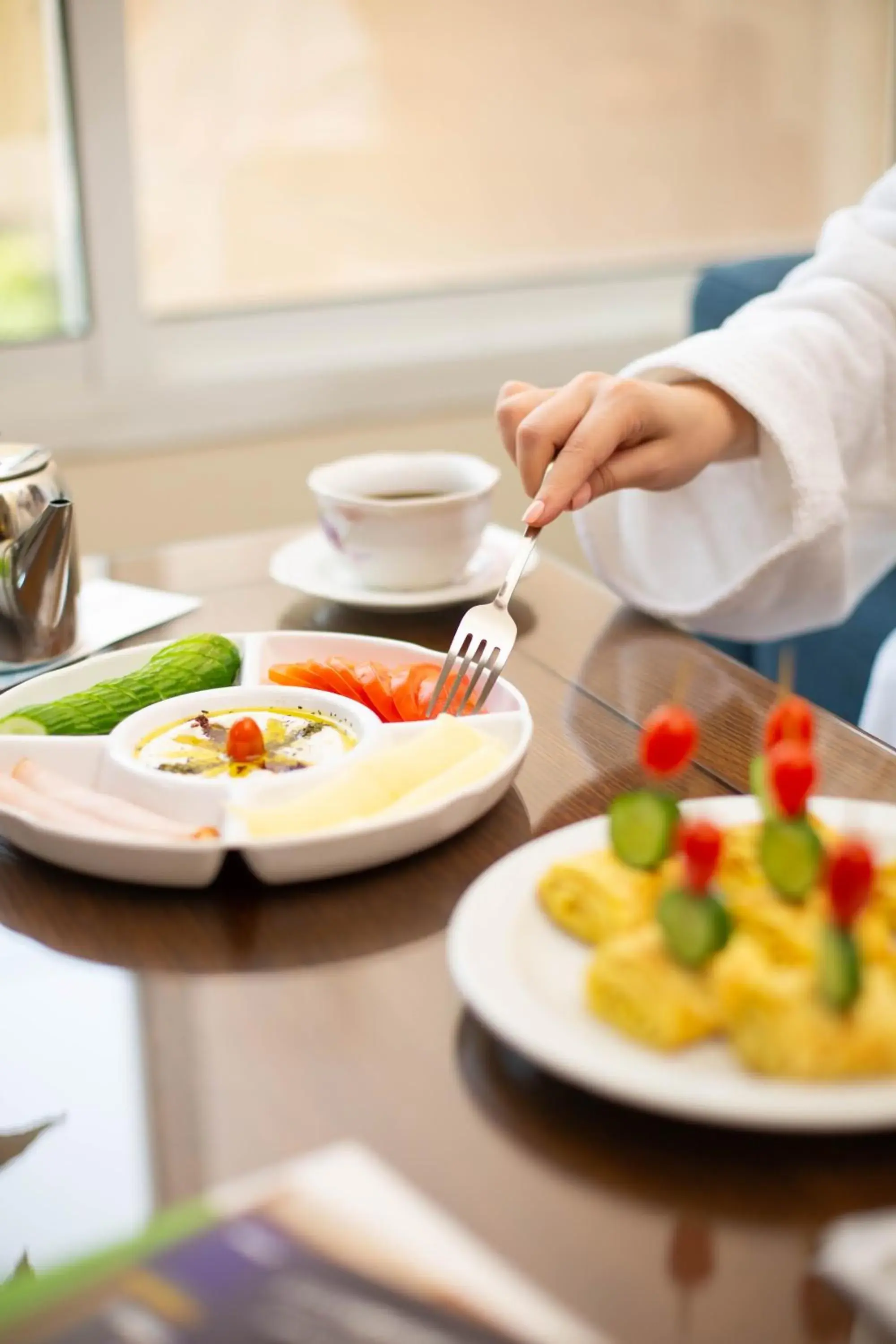Food close-up in Cosmopolitan Hotel Food close-up in Cosmopolitan Hotel