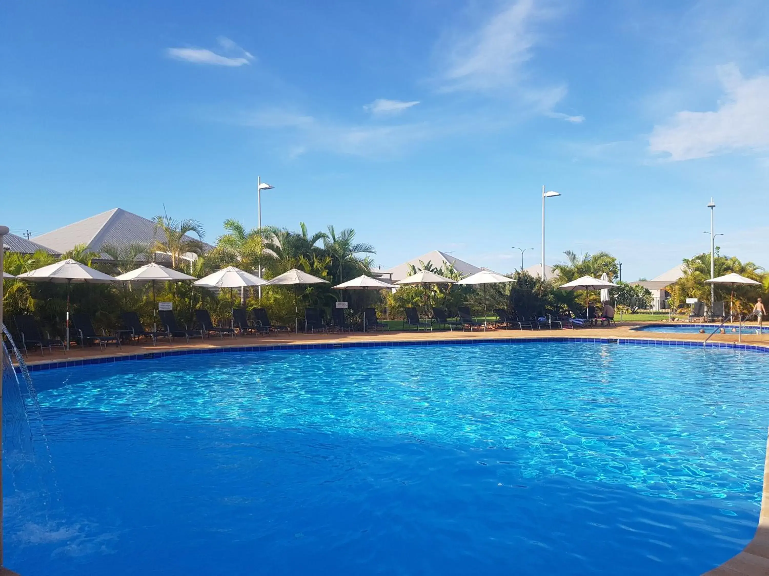 Swimming pool in Exmouth Escape Resort Swimming pool in Exmouth Escape Resort