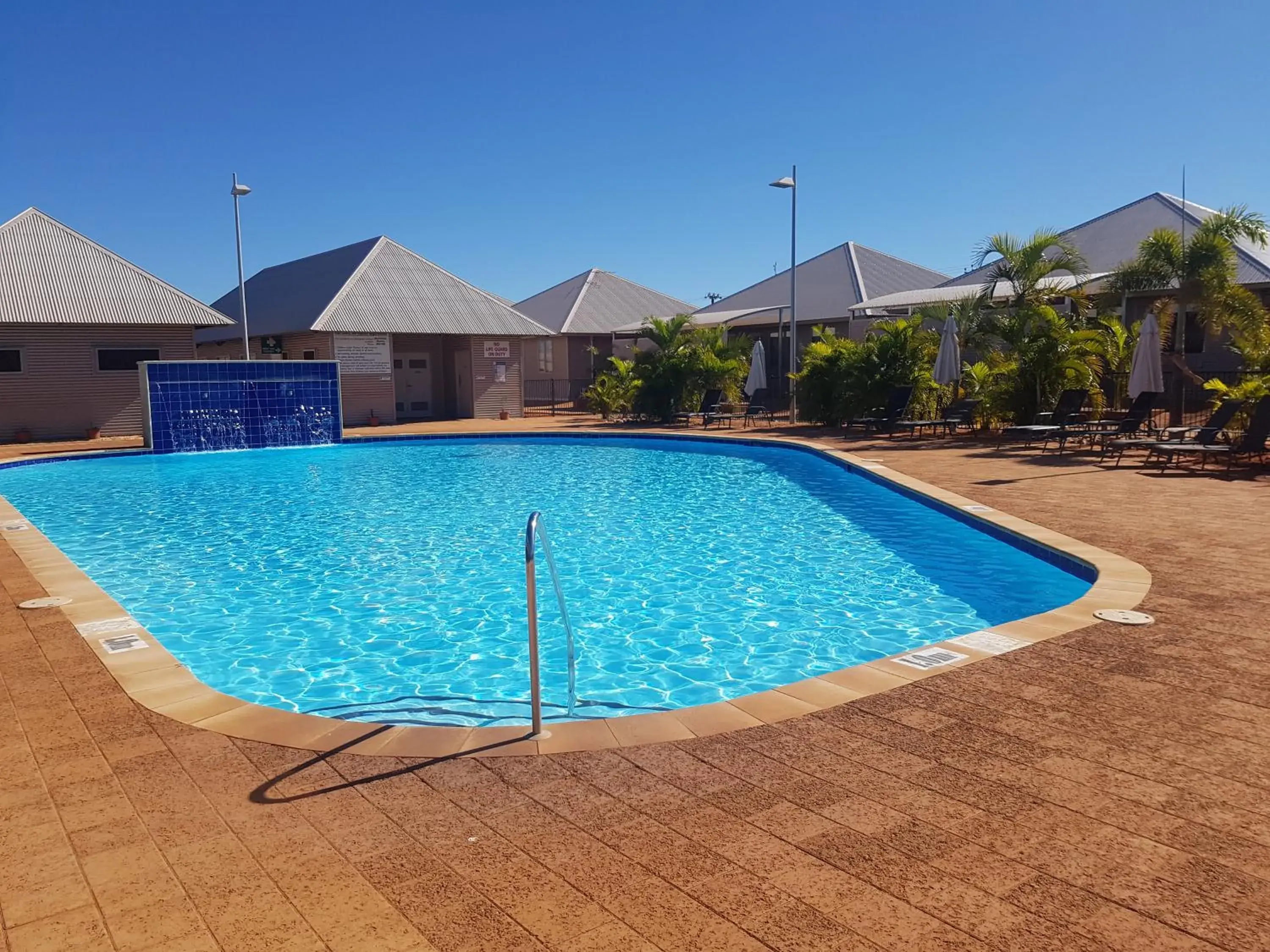 Swimming pool in Exmouth Escape Resort Swimming pool in Exmouth Escape Resort