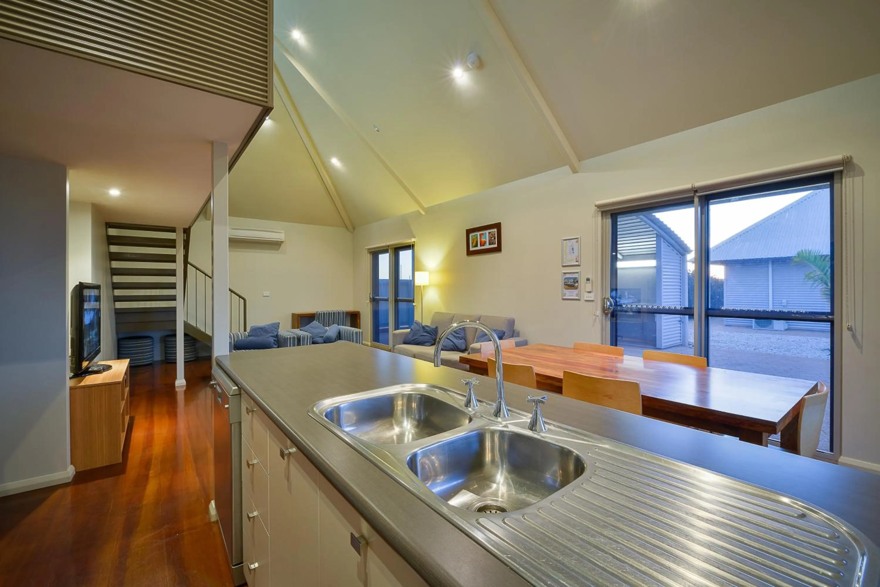 Kitchen or kitchenette in Exmouth Escape Resort