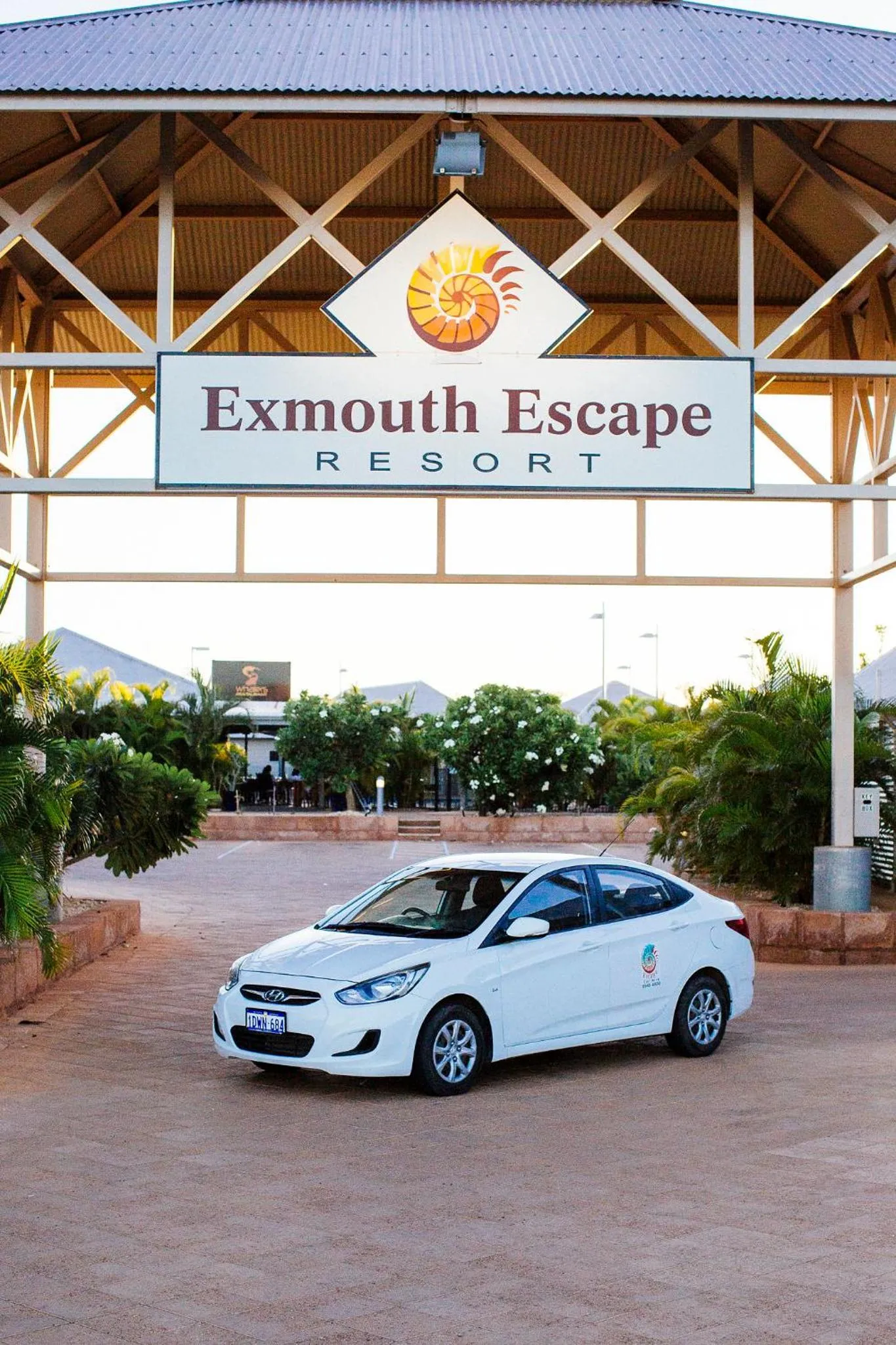 Location in Exmouth Escape Resort