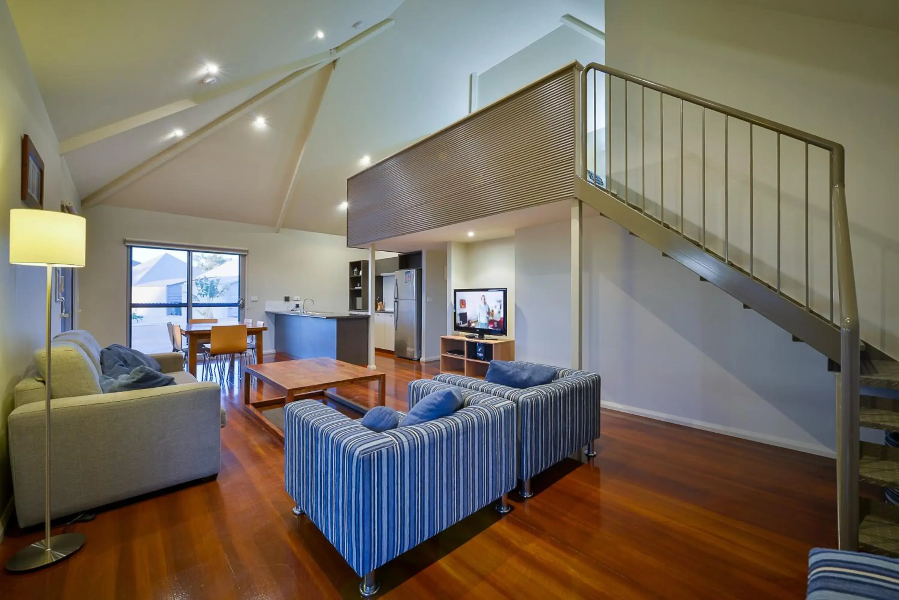 Living room in Exmouth Escape Resort Living room in Exmouth Escape Resort