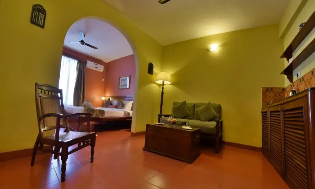 Living room, Bed in Pride Sun Village Resort & Spa Living room, Bed in Pride Sun Village Resort & Spa