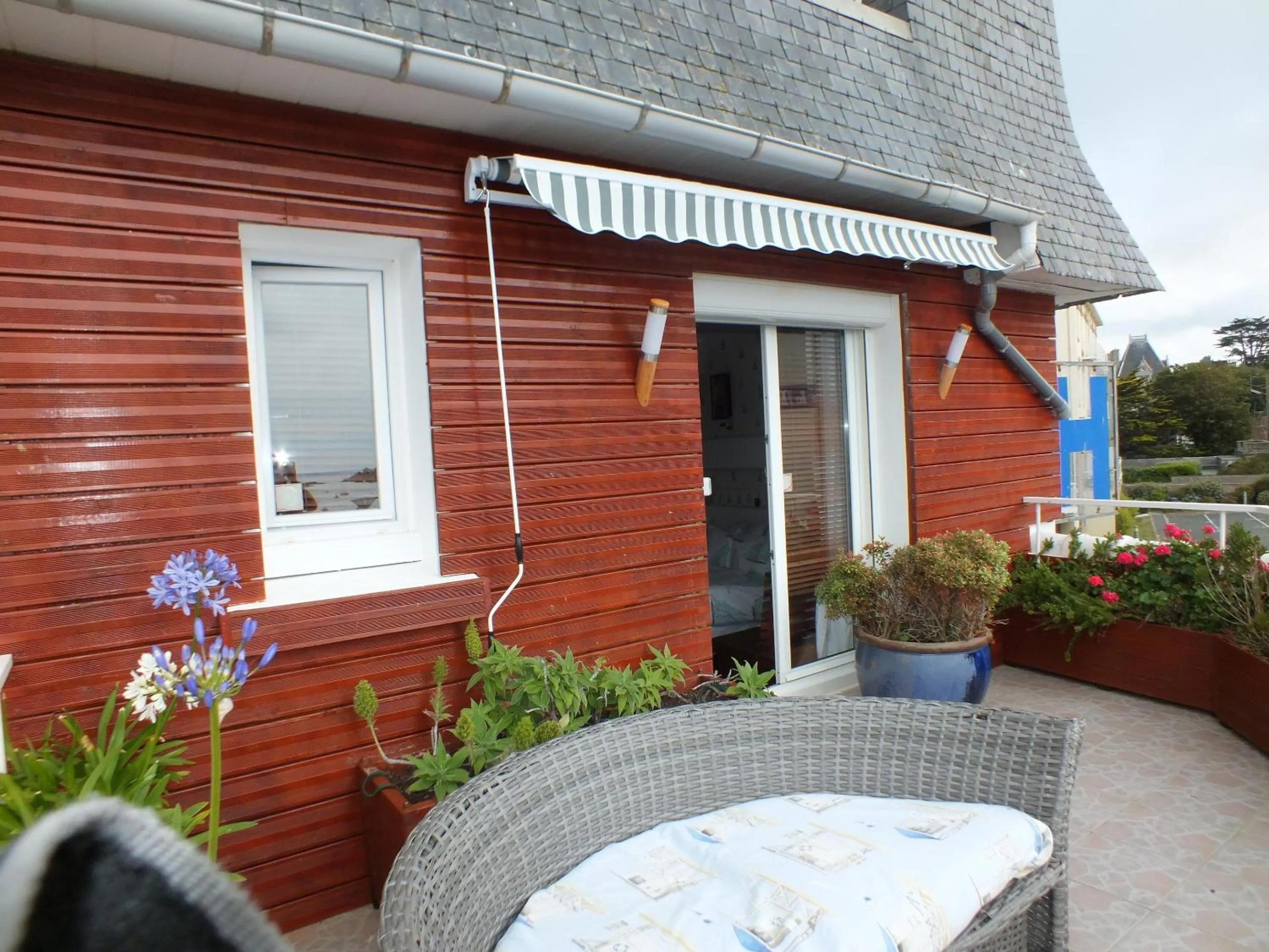 Balcony/Terrace in Hôtel Le Beauséjour