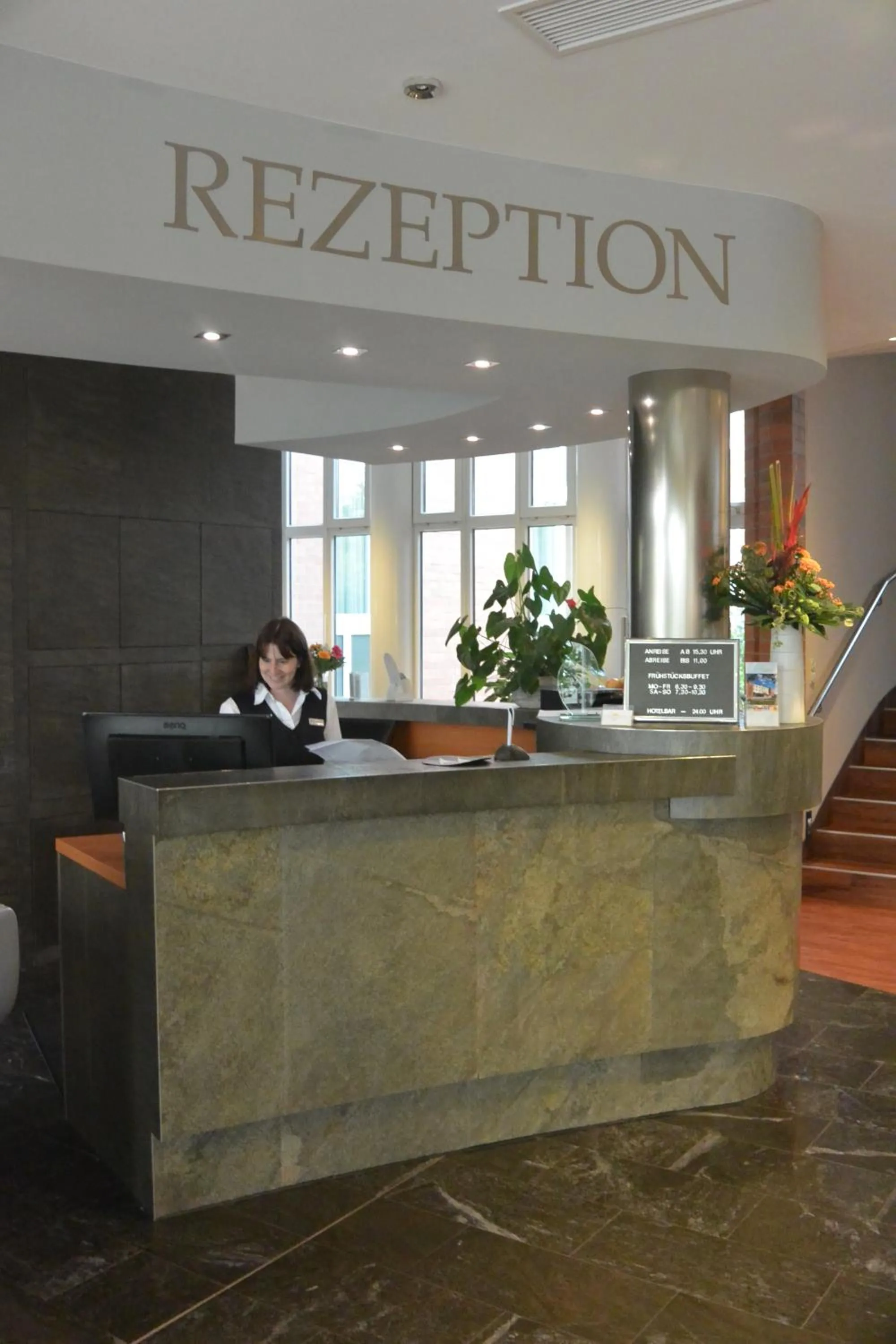 Lobby or reception in Atrium Hotel Krüger