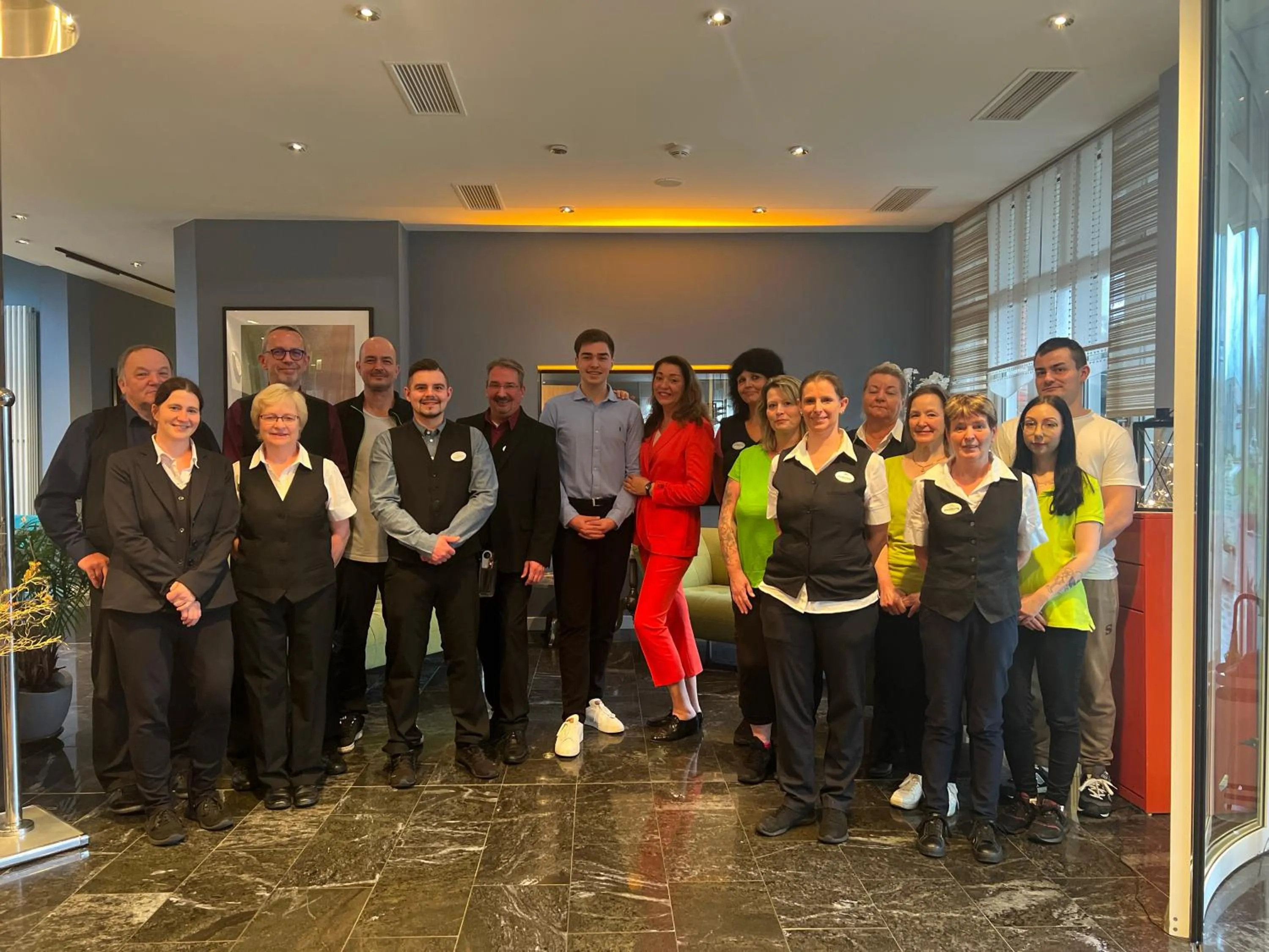 Staff in Atrium Hotel Krüger
