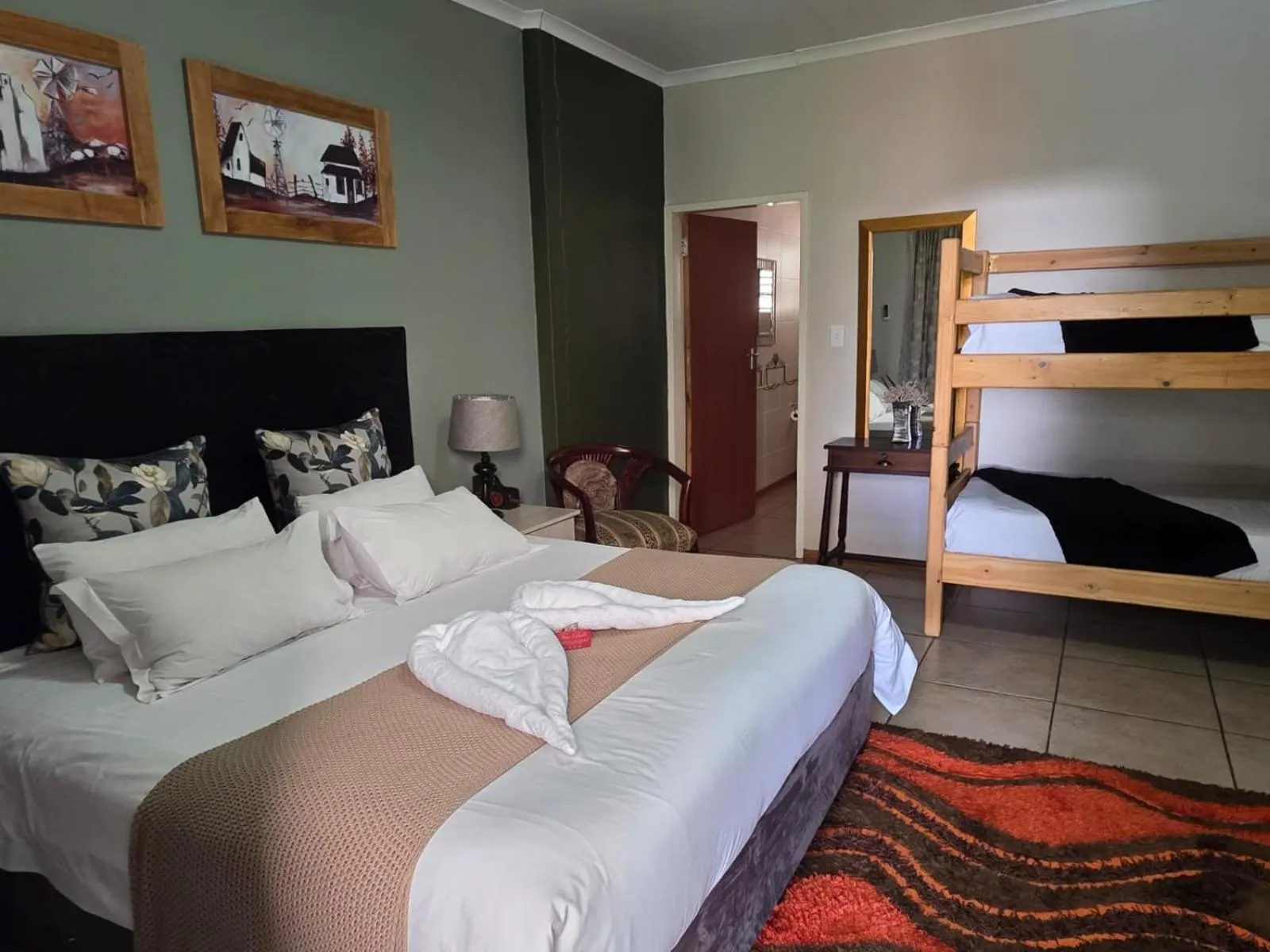 Bed in Two Bells Guest House