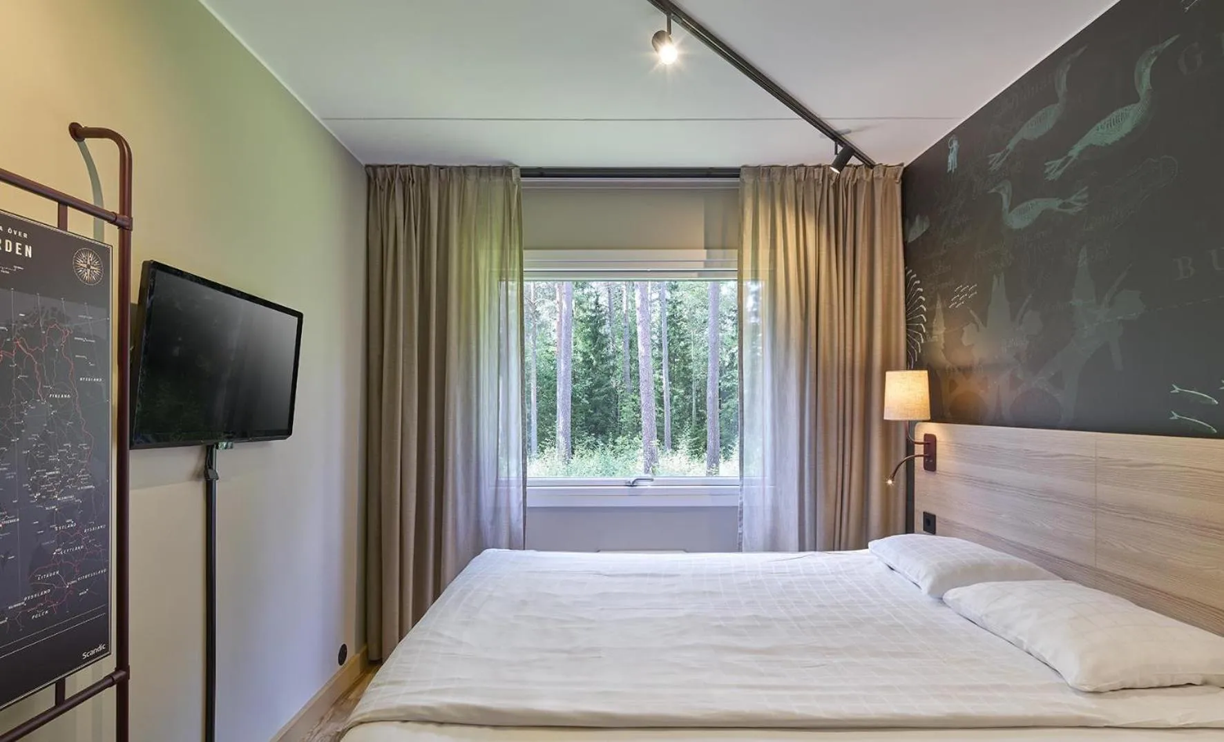 Bedroom, Bed in Scandic Gävle Väst