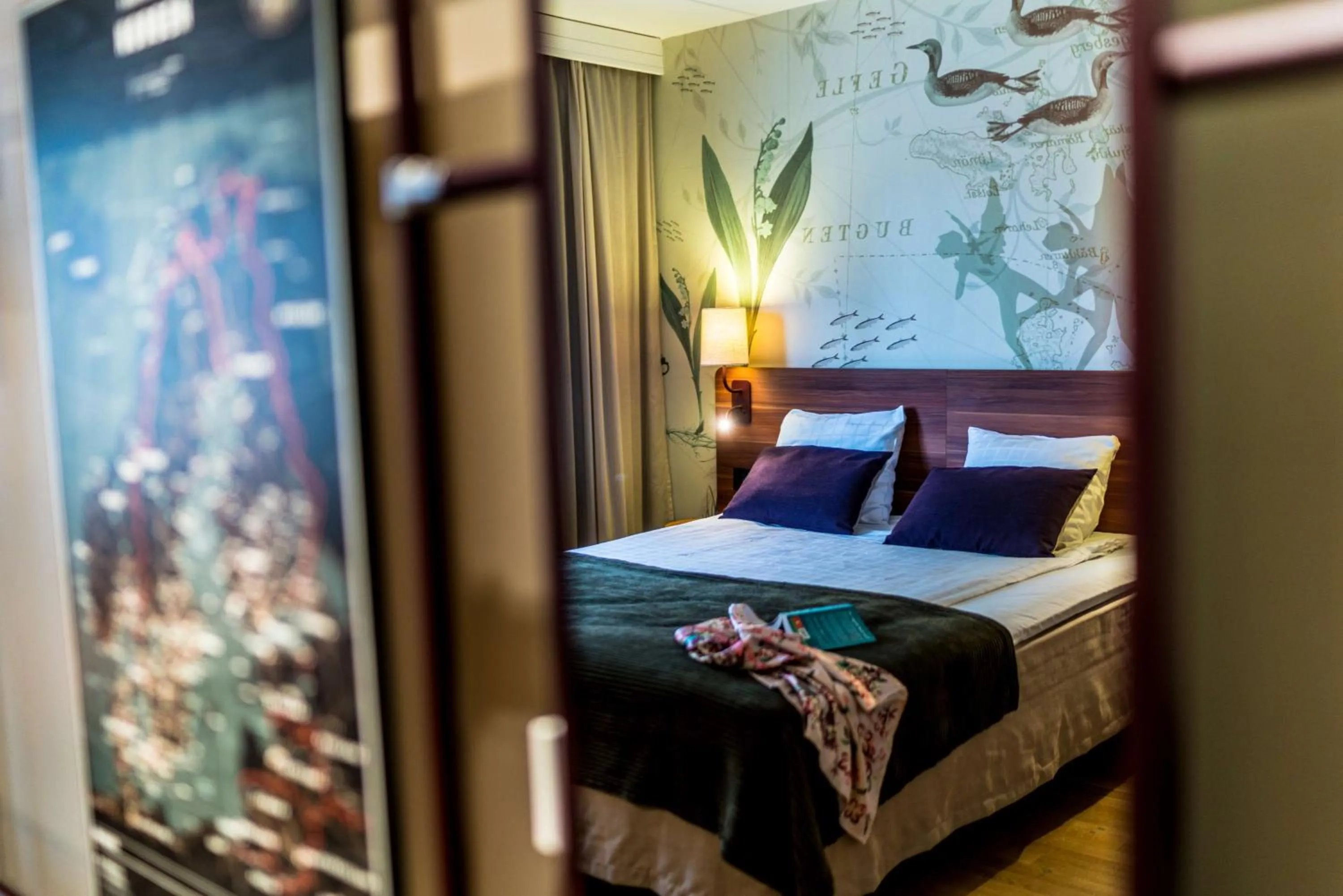 Bedroom, Bed in Scandic Gävle Väst