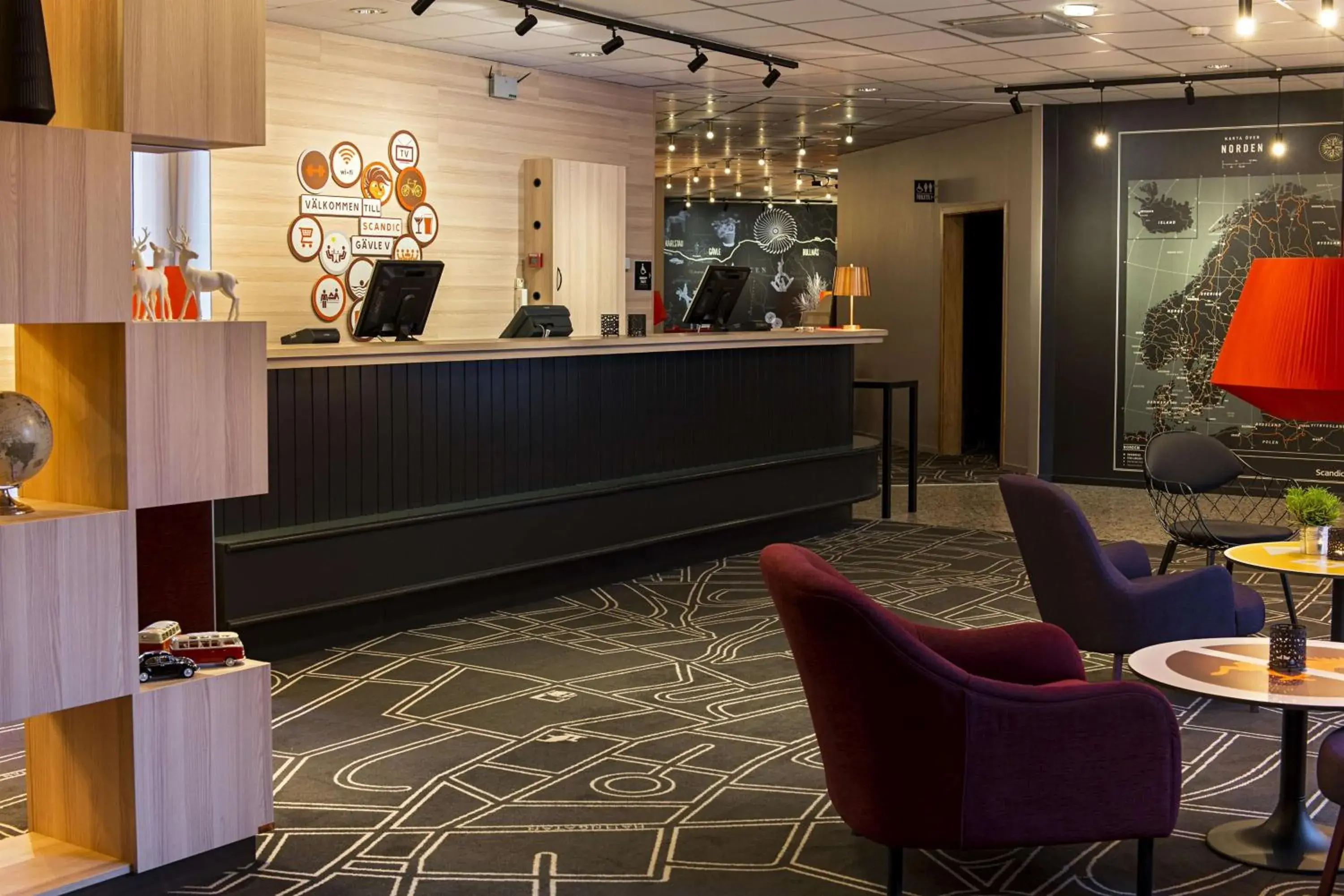 Lobby or reception in Scandic Gävle Väst Lobby or reception in Scandic Gävle Väst