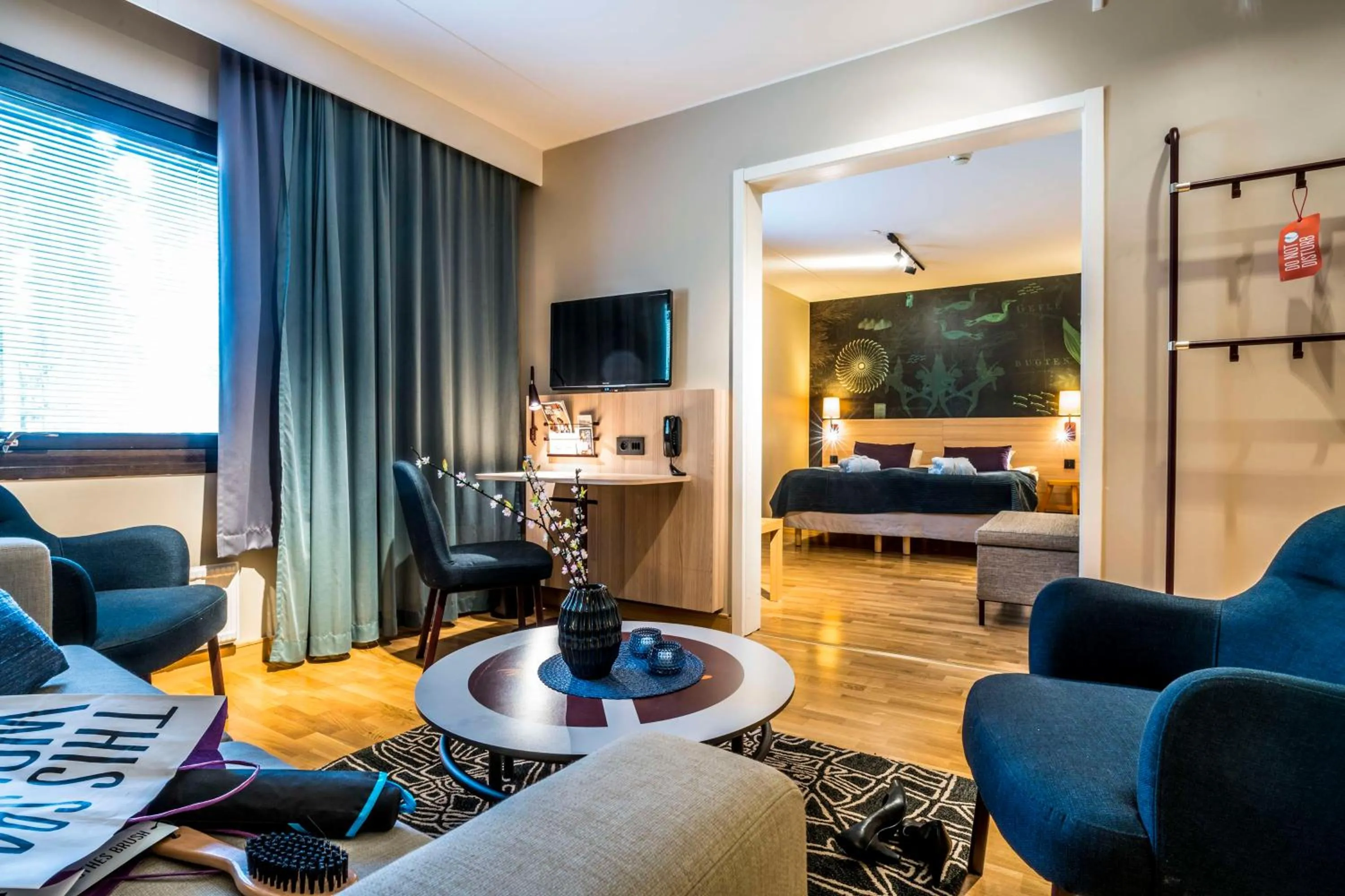 Bedroom, Bed in Scandic Gävle Väst