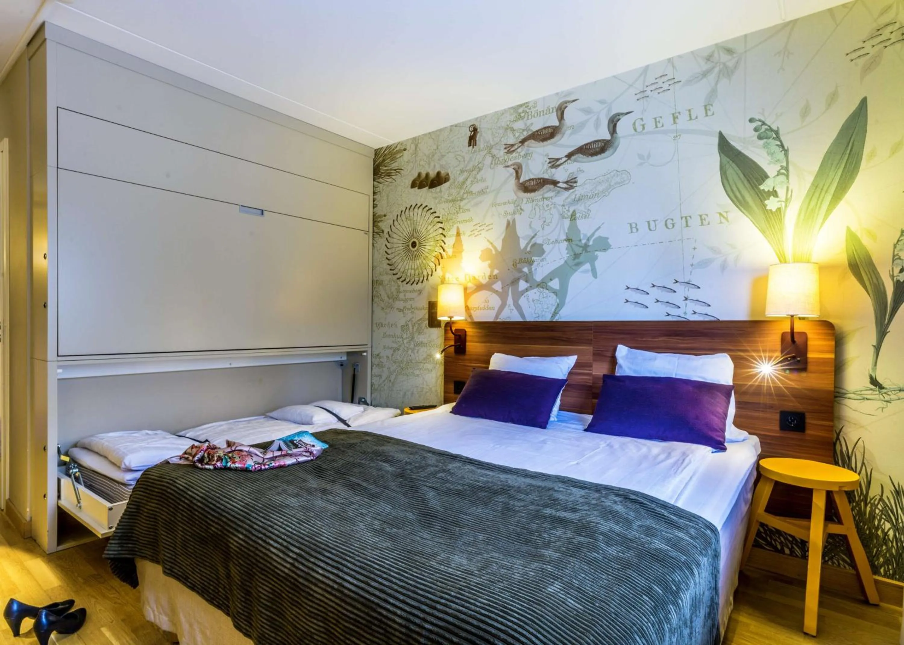 Bedroom, Bed in Scandic Gävle Väst