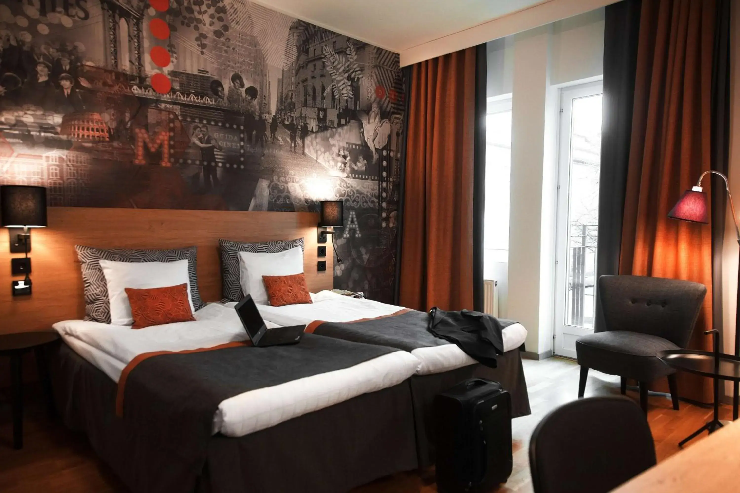 Bedroom, Bed in Scandic Karlstad City Bedroom, Bed in Scandic Karlstad City