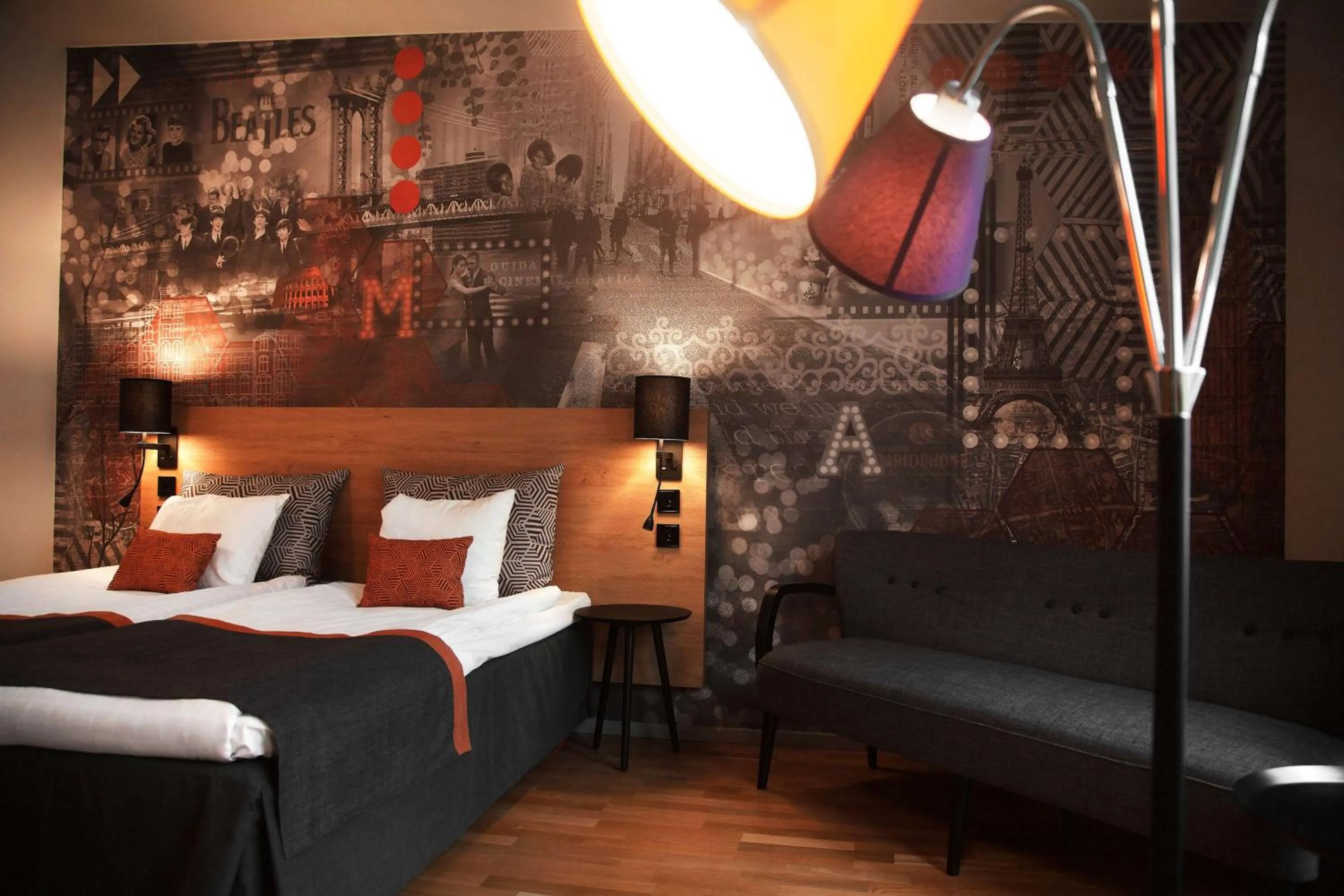 Photo of the whole room, Bed in Scandic Karlstad City