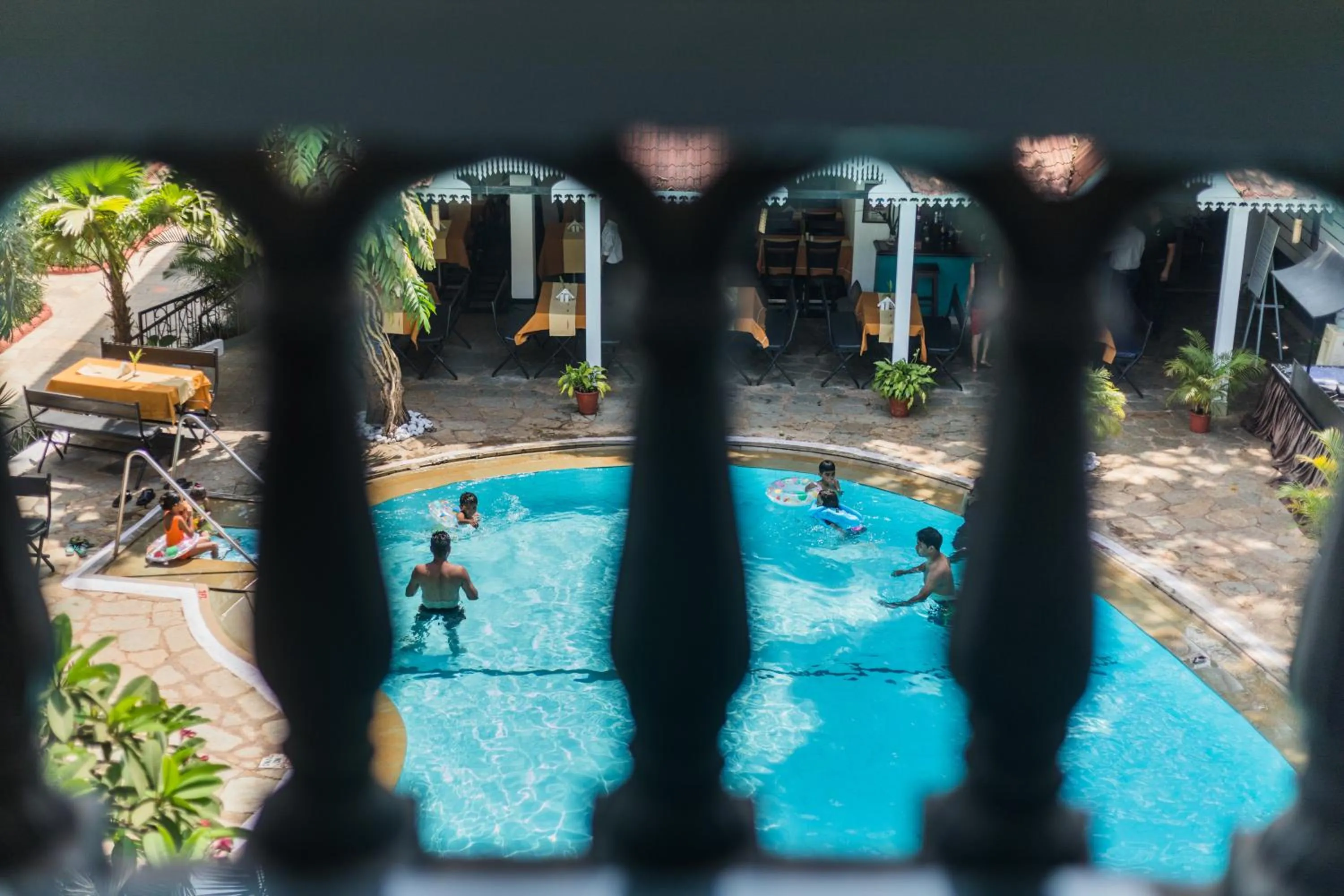 Pool view in Santiago Beach Resort