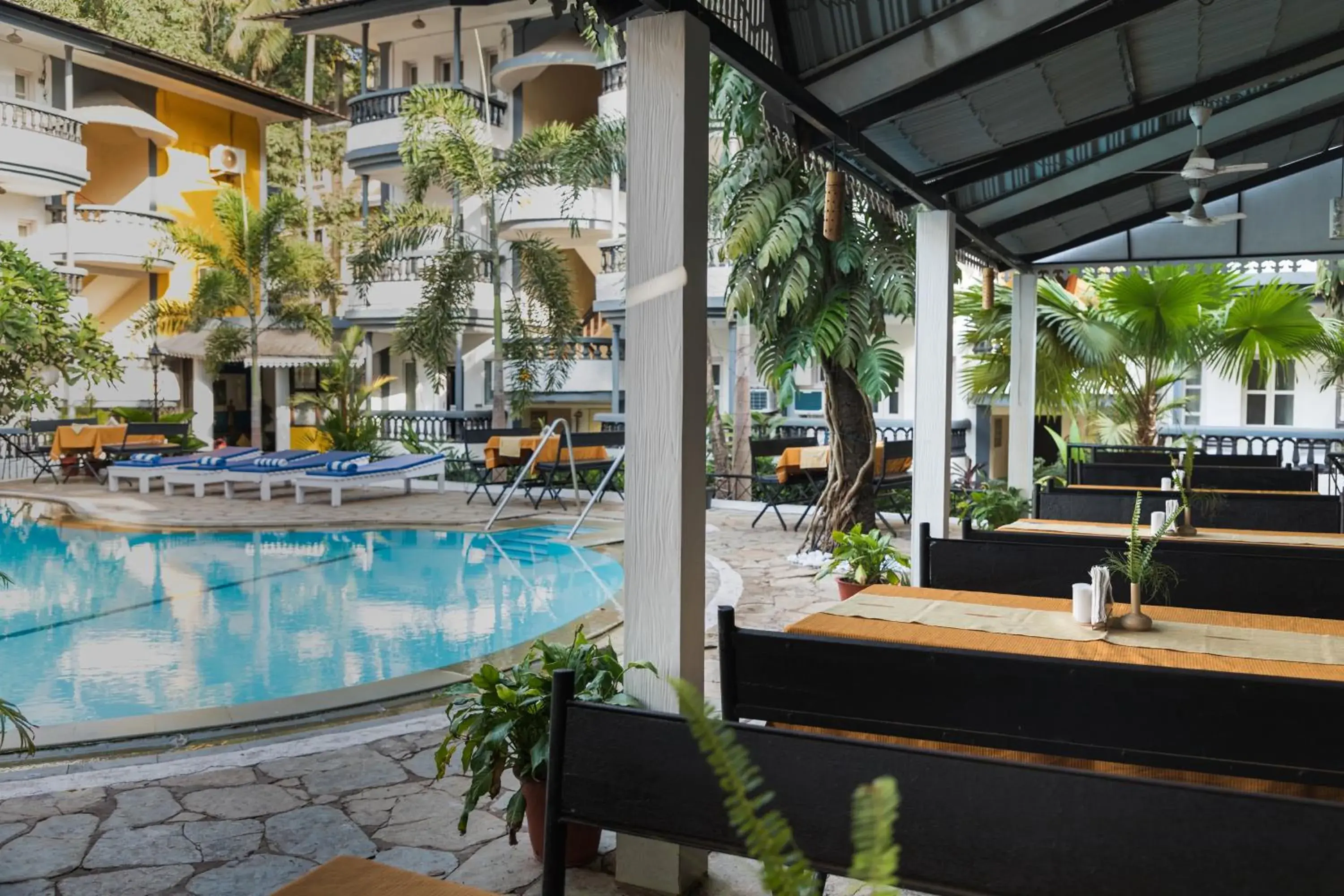 Pool view in Santiago Beach Resort Pool view in Santiago Beach Resort