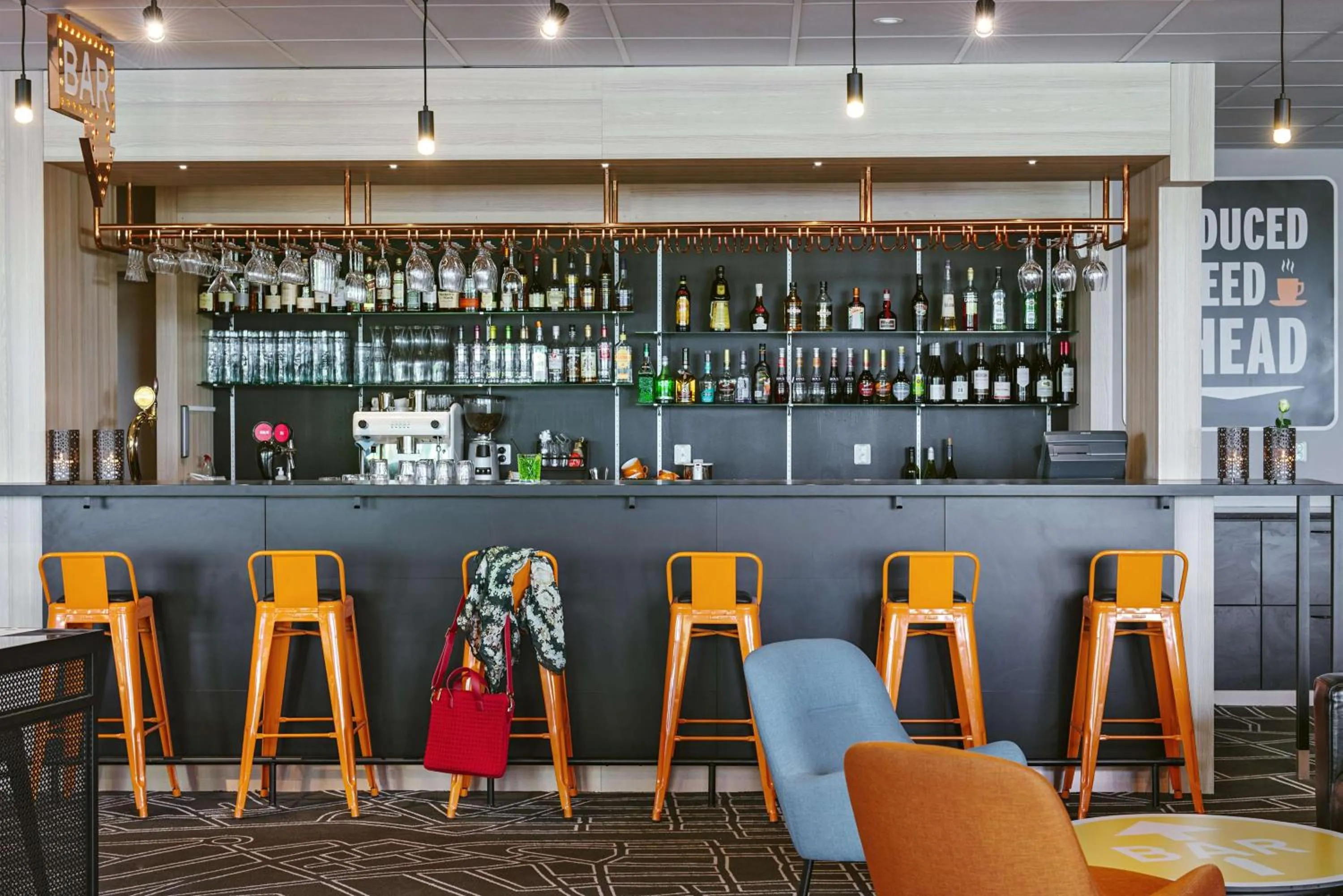 Lounge or bar in Scandic Klarälven