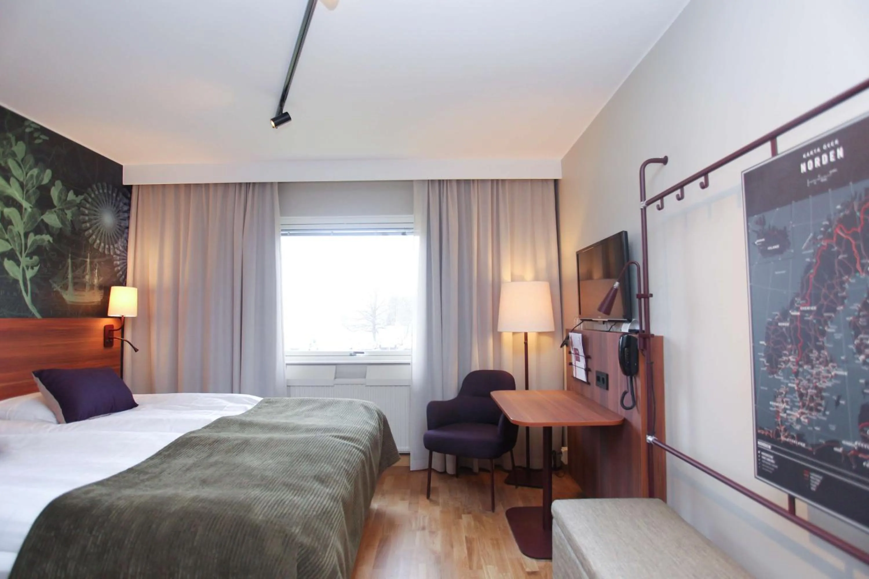 Photo of the whole room, Bed in Scandic Klarälven