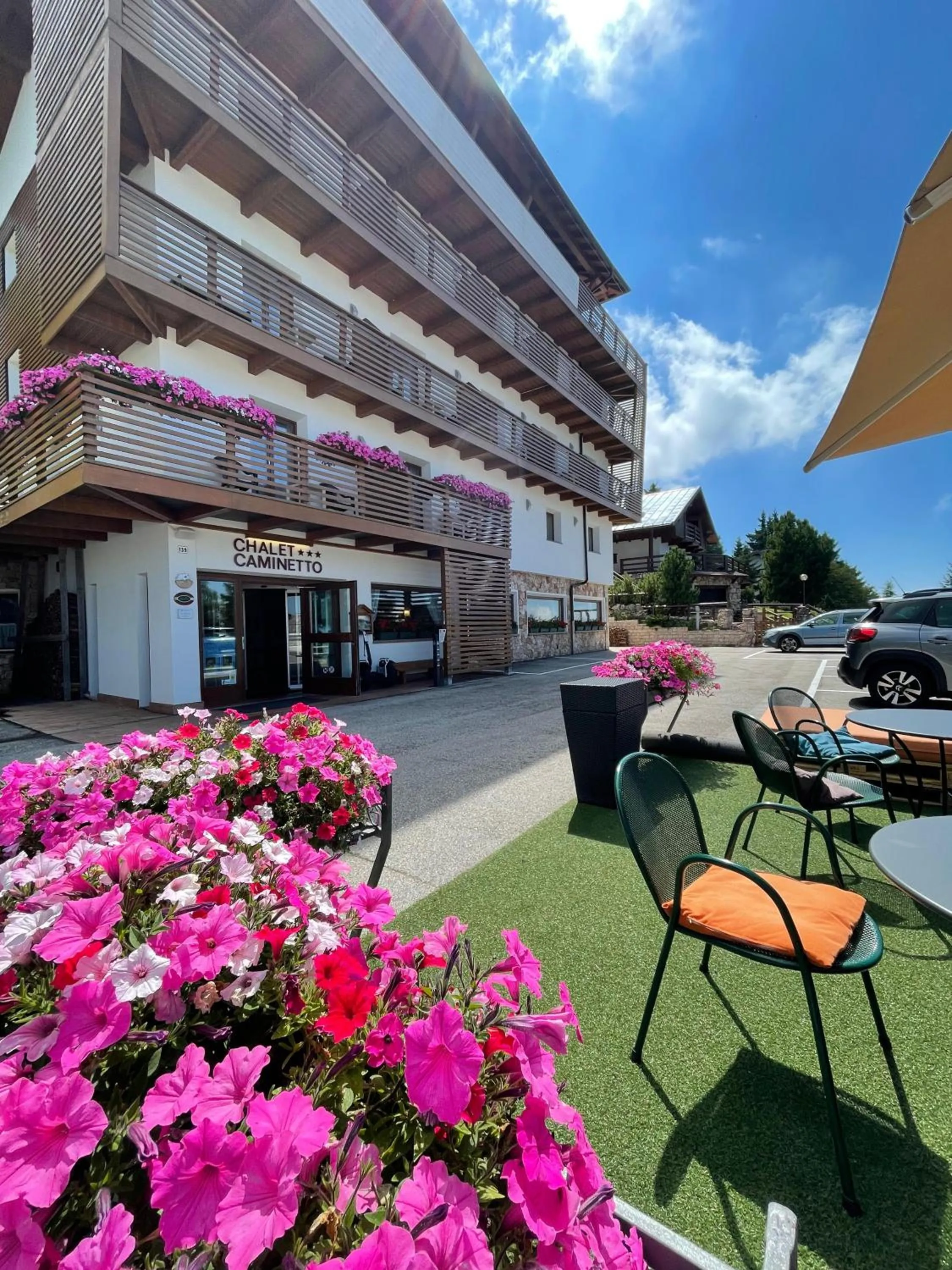 Balcony/Terrace in Chalet Caminetto