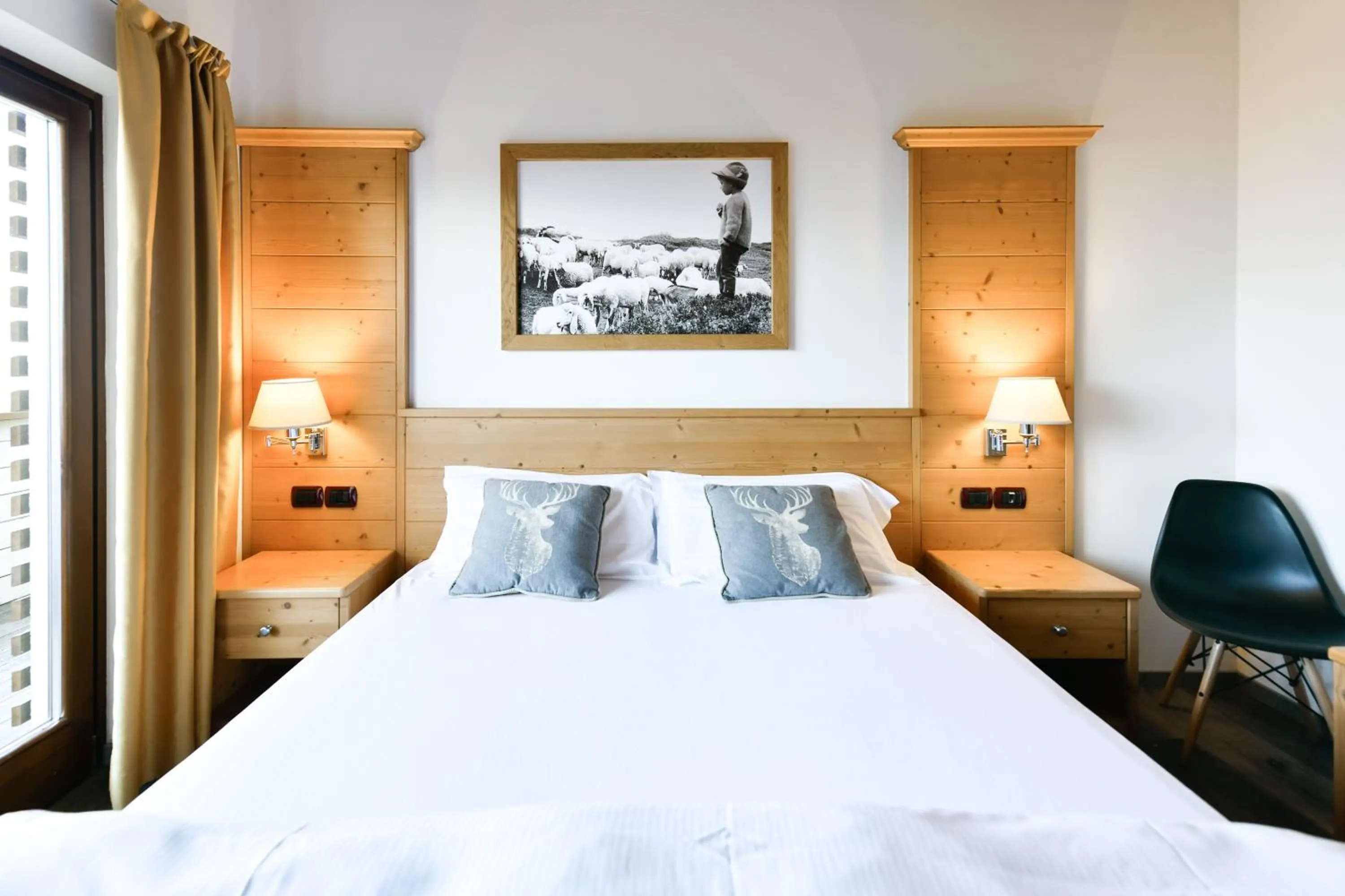 Bed in Chalet Caminetto