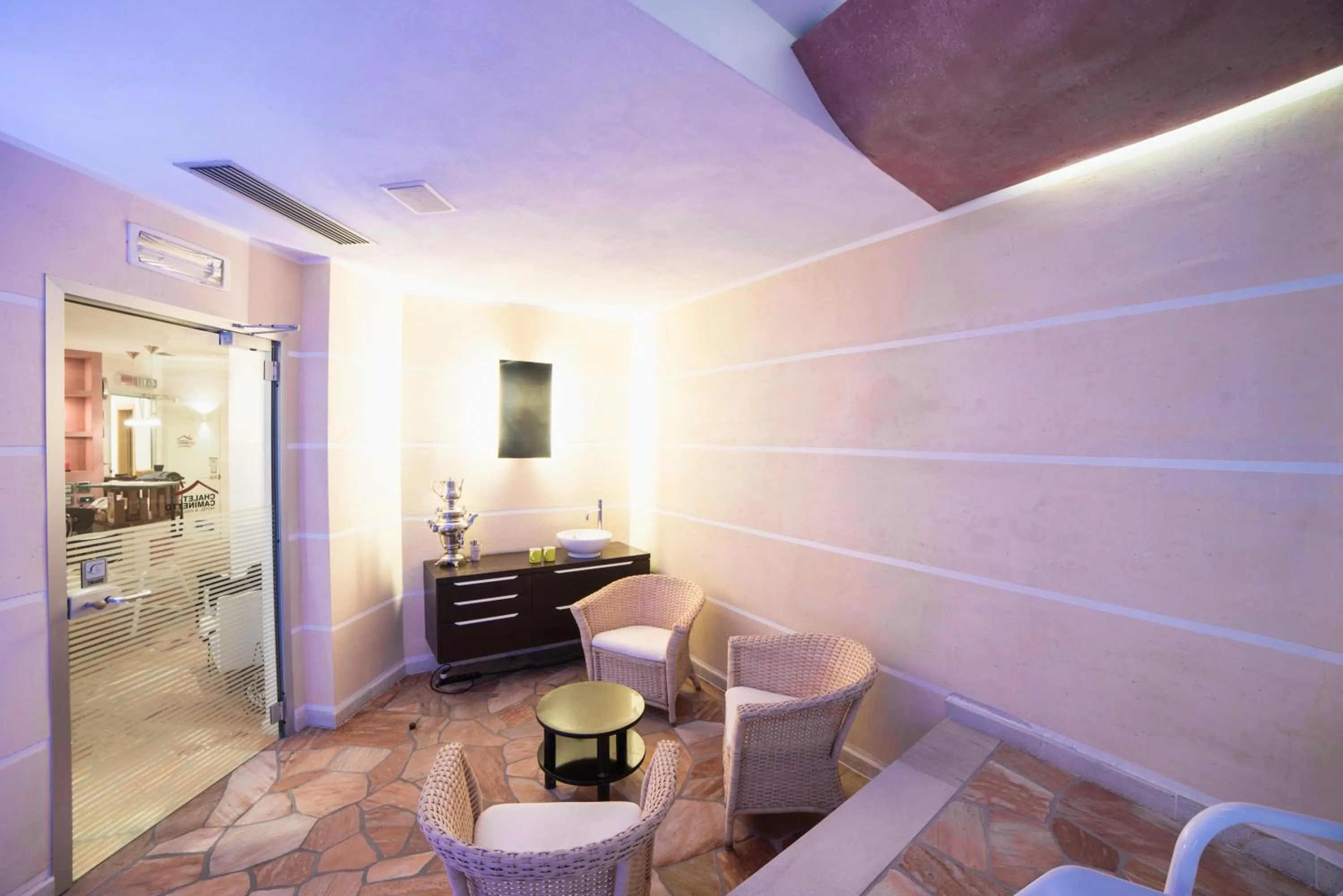 Sauna in Chalet Caminetto